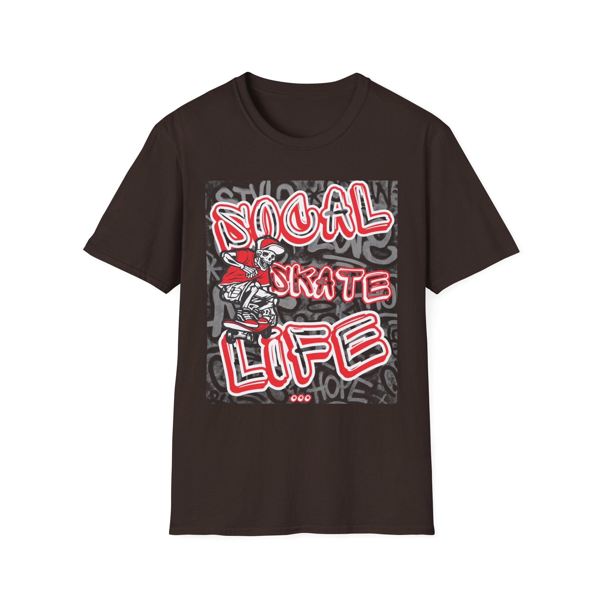 Skate Life T-Shirt - Unisex Graphic Tee, Gift for Skaters, Casual Wear, Streetwear, Birthday Present, Graphic Design