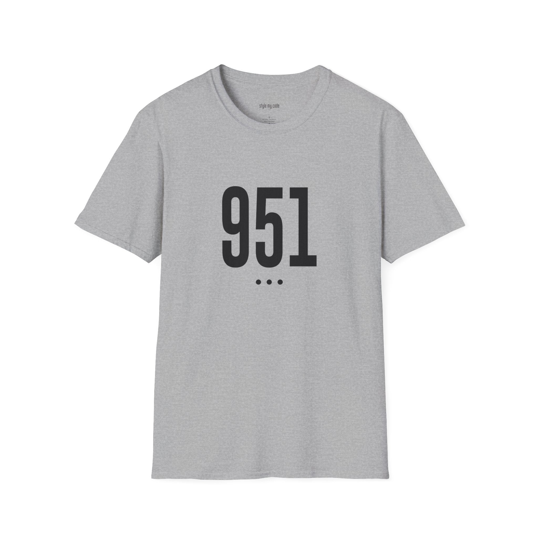 951 Black Logo Front T-Shirt