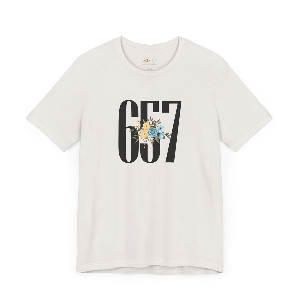 Floral 657 Unisex Tee - Casual, Gift, Birthday, Floral Design, Vintage Style