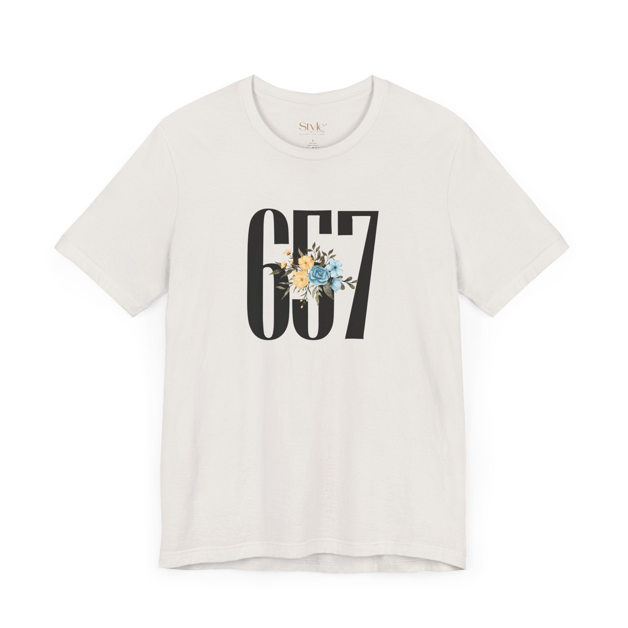 Floral 657 Unisex Tee - Casual, Gift, Birthday, Floral Design, Vintage Style