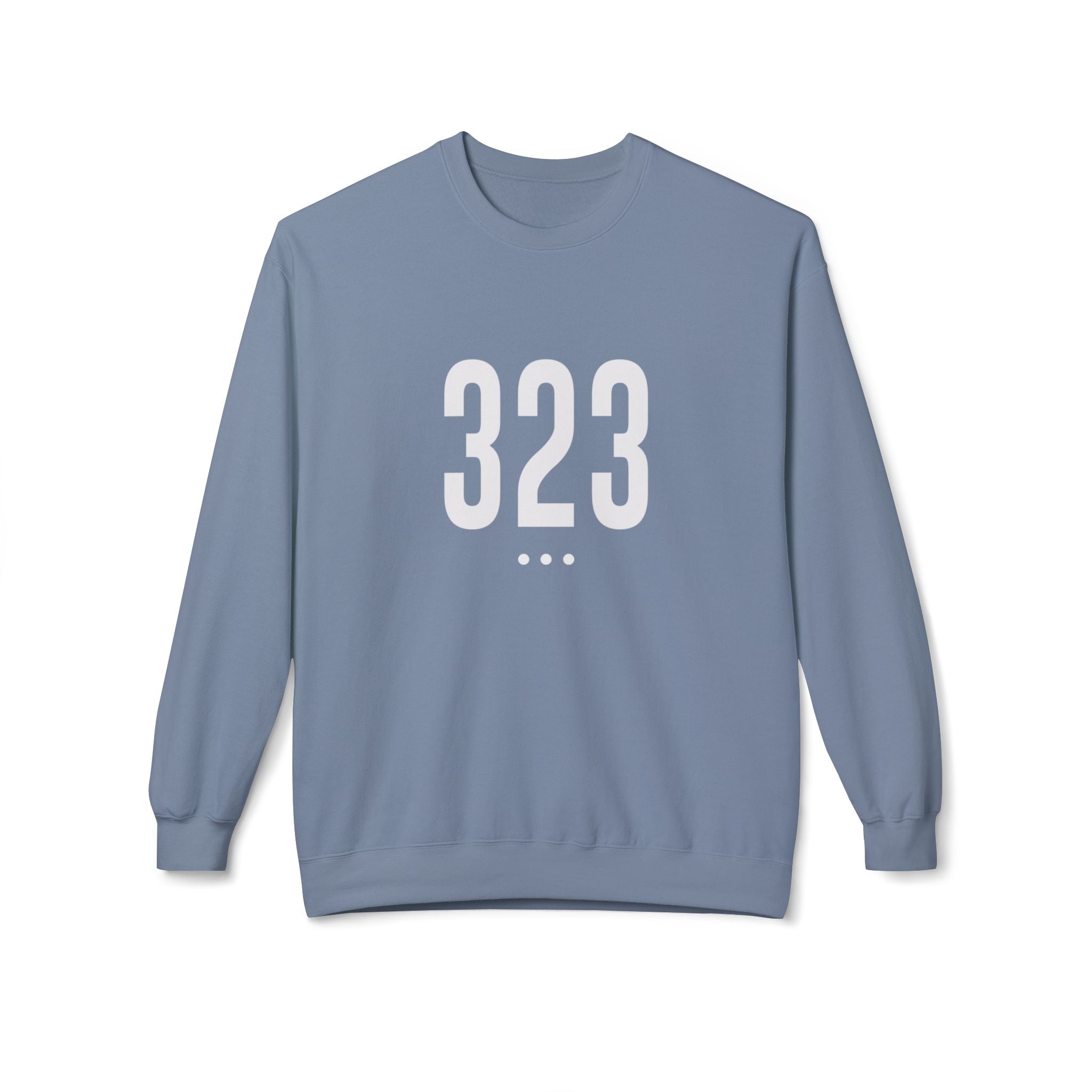 323 Logo Front Crewneck Sweatshirt