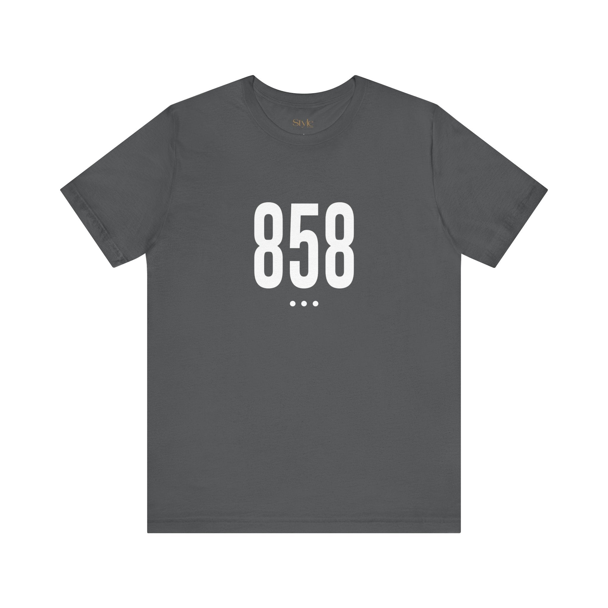 858 White Code Southern California Unisex Tee