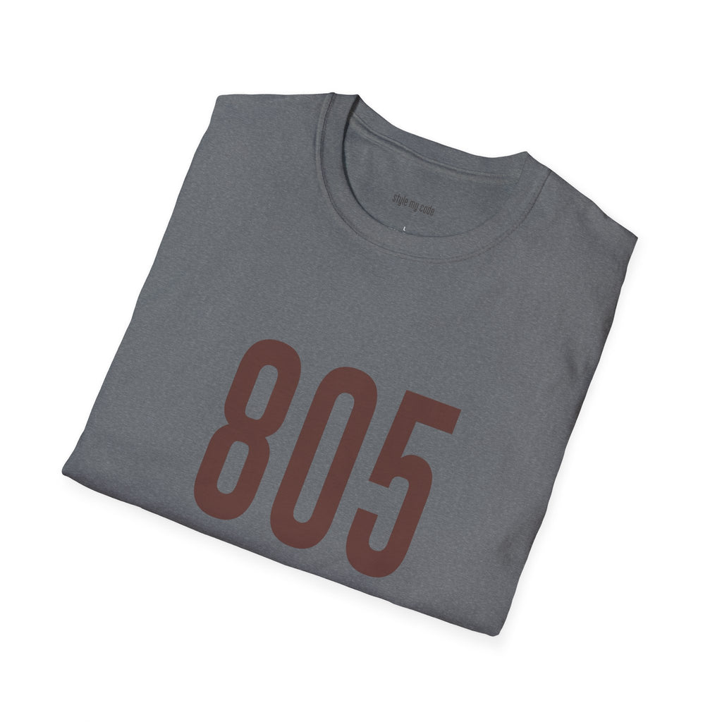 805 Logo Front Unisex Soft-style T-Shirt