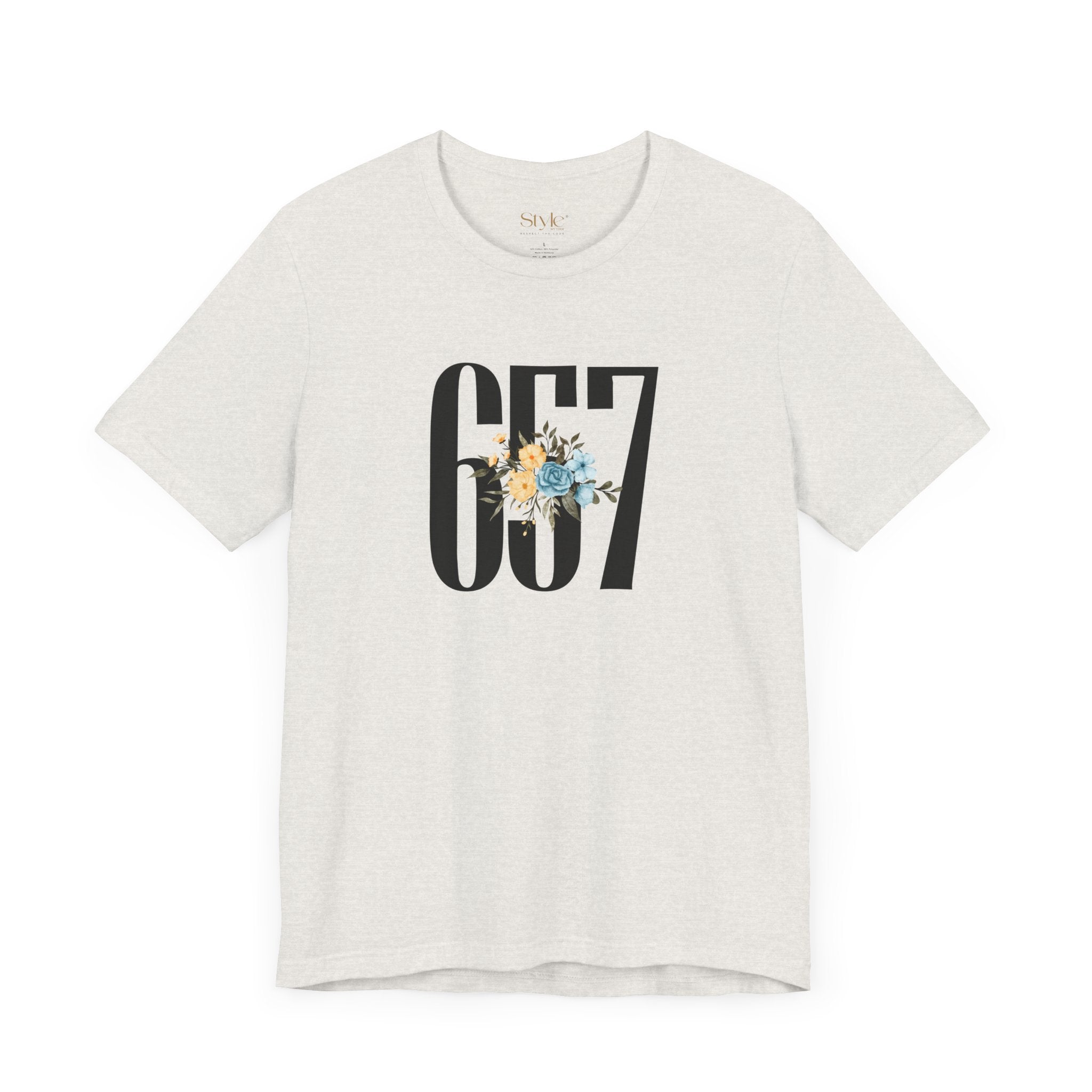 Floral 657 Unisex Tee - Casual, Gift, Birthday, Floral Design, Vintage Style