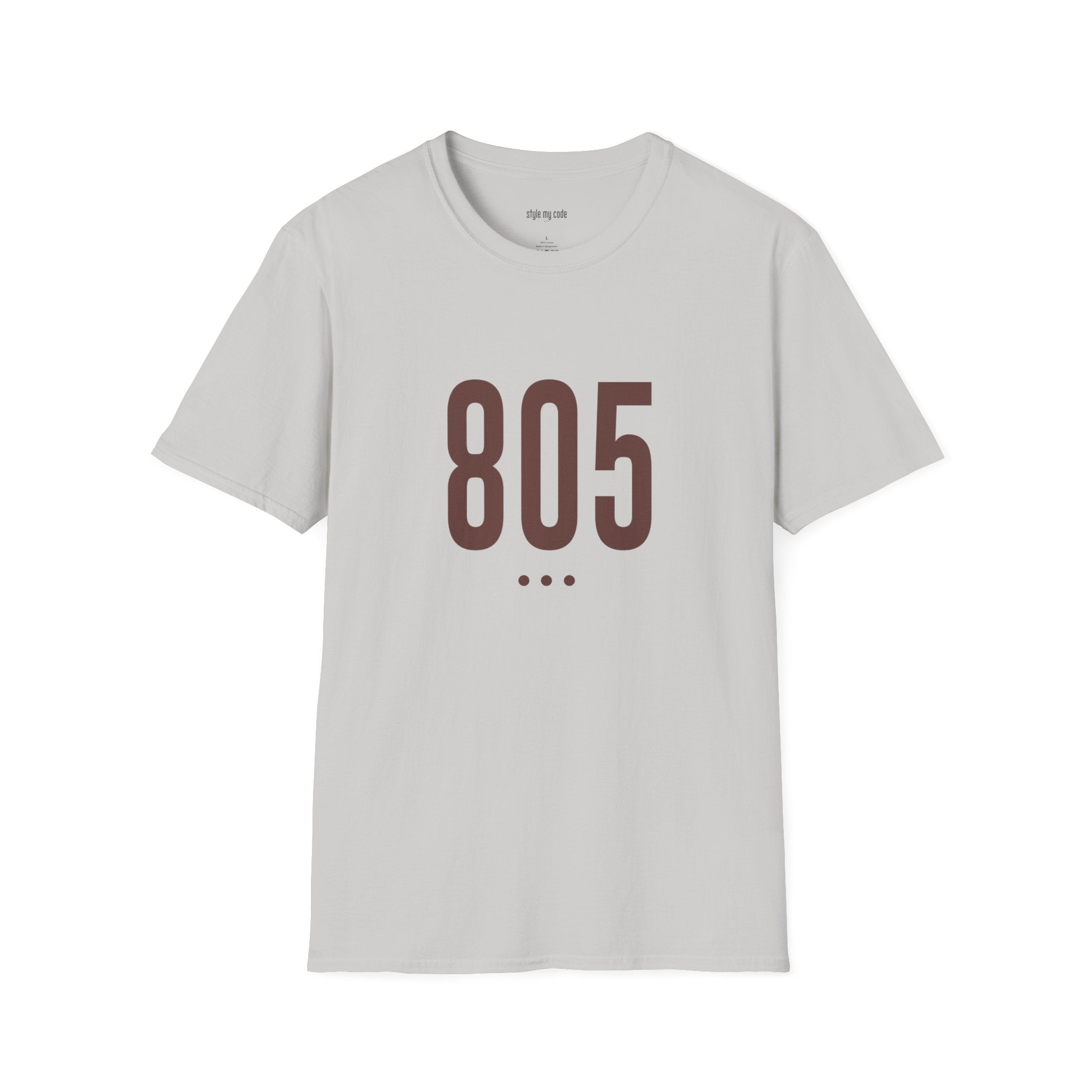 805 Logo Front Unisex Soft-style T-Shirt