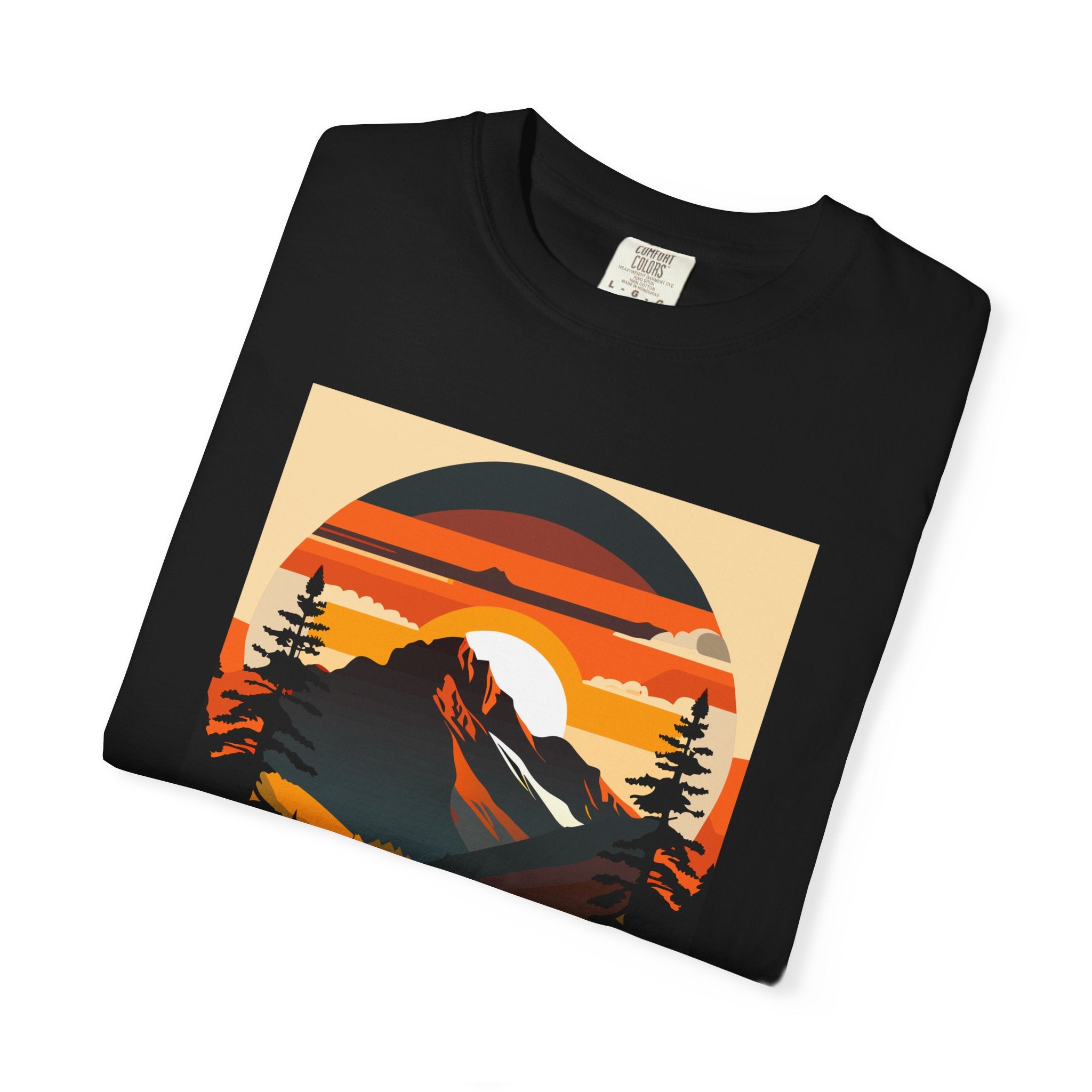 California Mountains Graphic T-Shirt - Unisex, Eco-Friendly, Perfect for Outdoor Lovers