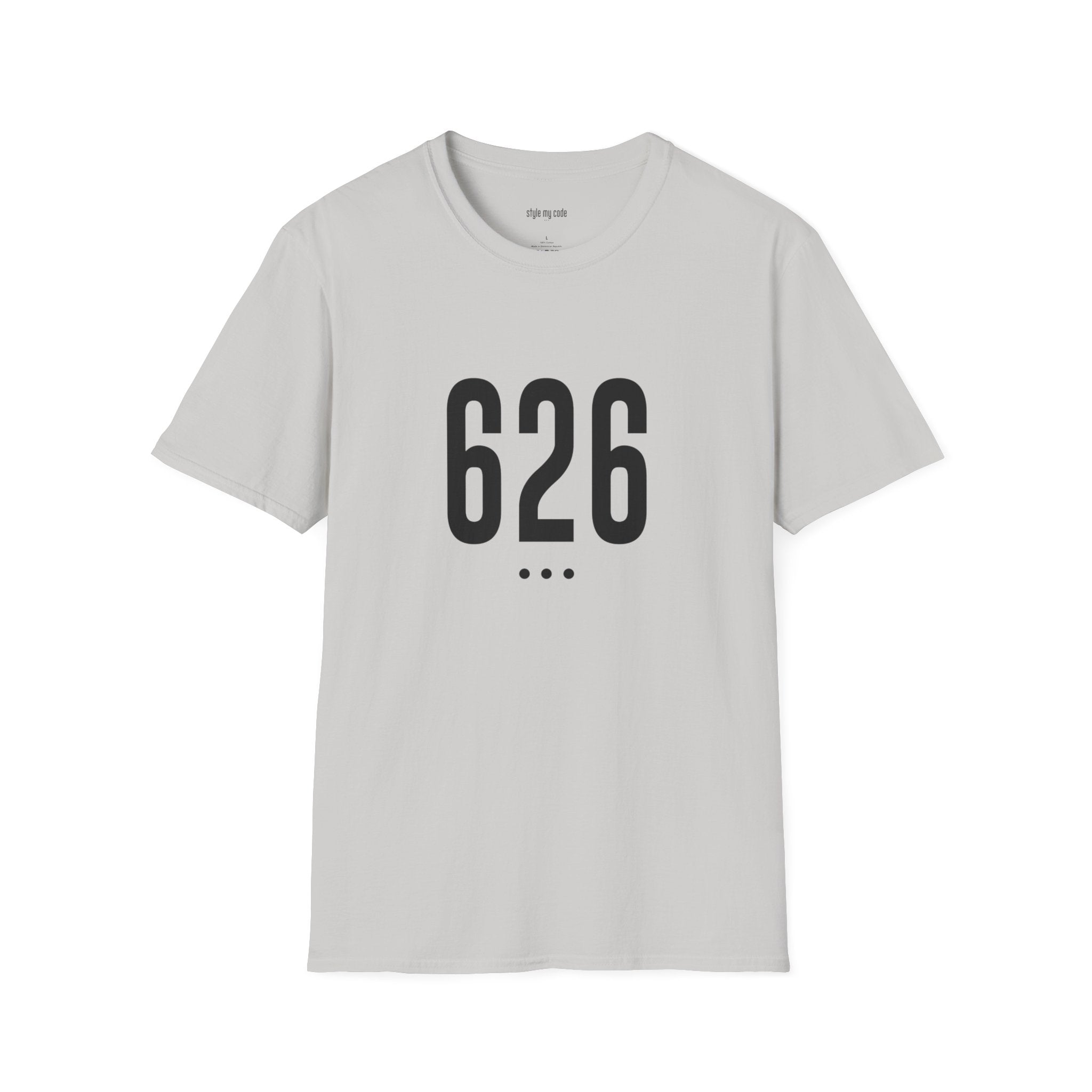 626 Unisex Black Logo Soft-style T-Shirt
