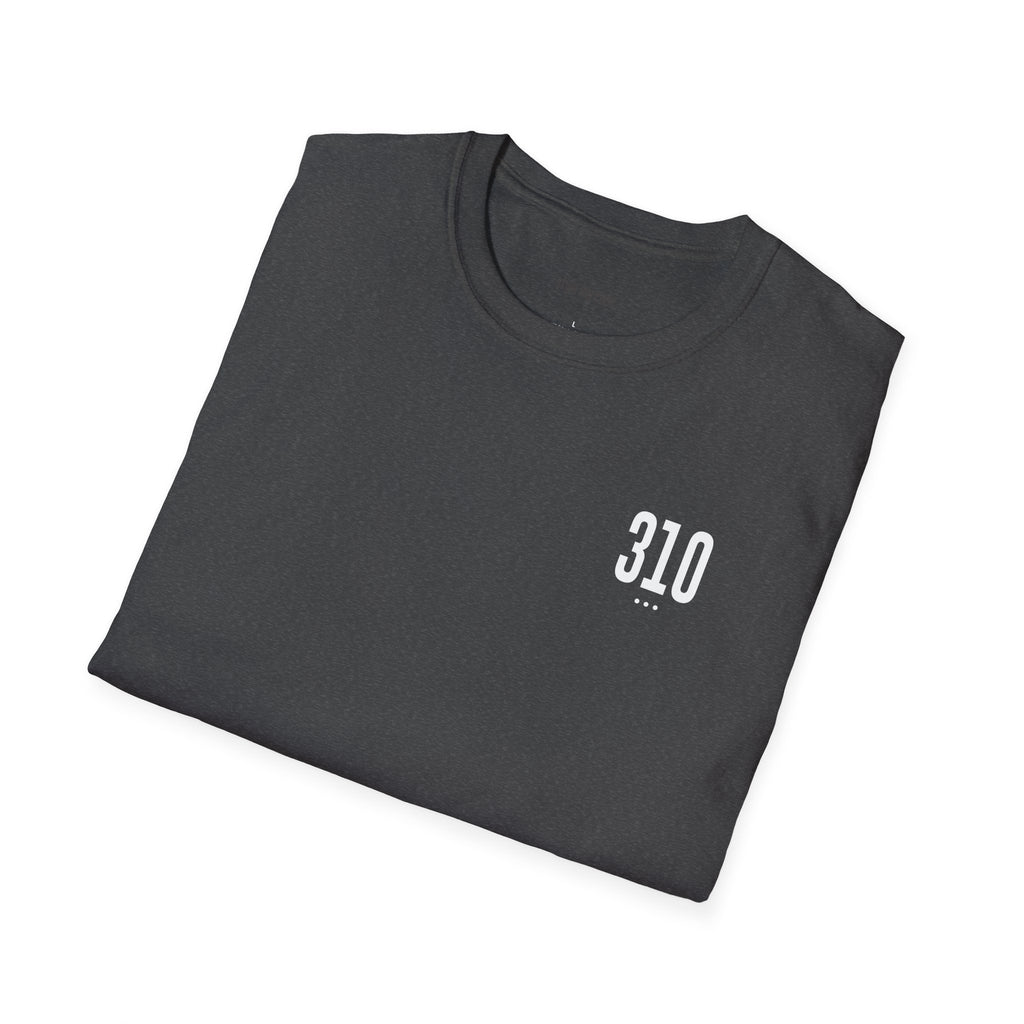 310 White Logo Unisex Softstyle T-Shirt