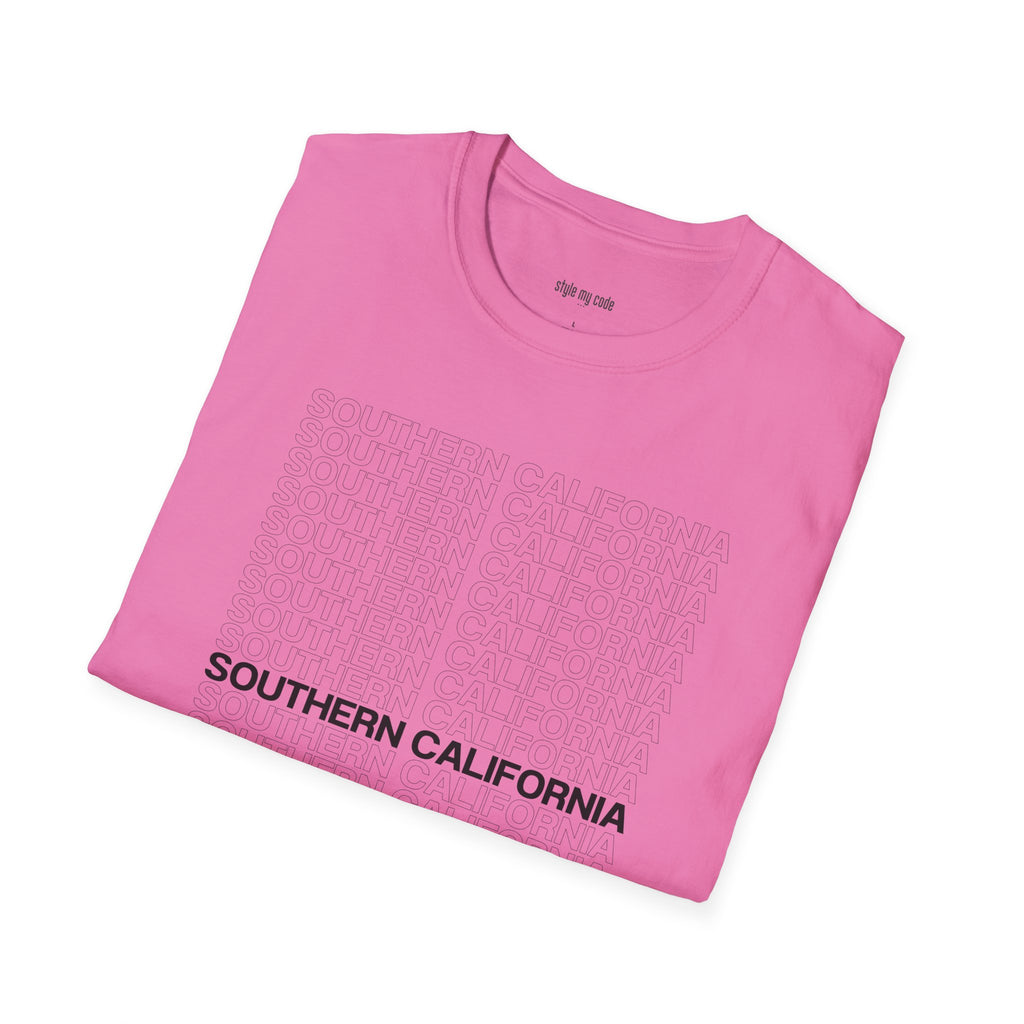 Southern California Unisex Softstyle T-Shirt - Casual Vibe for Everyday Wear