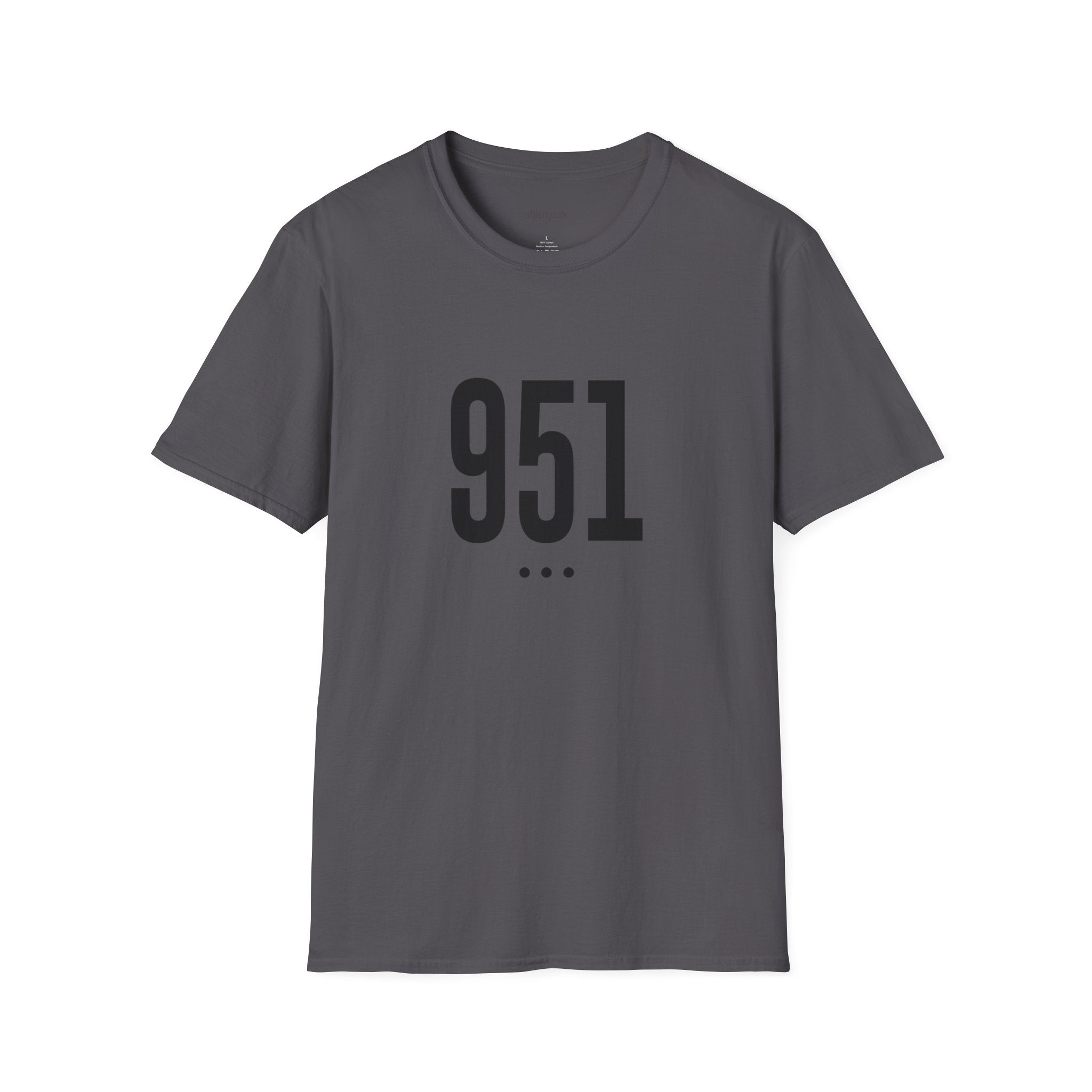 951 Black Logo Front T-Shirt