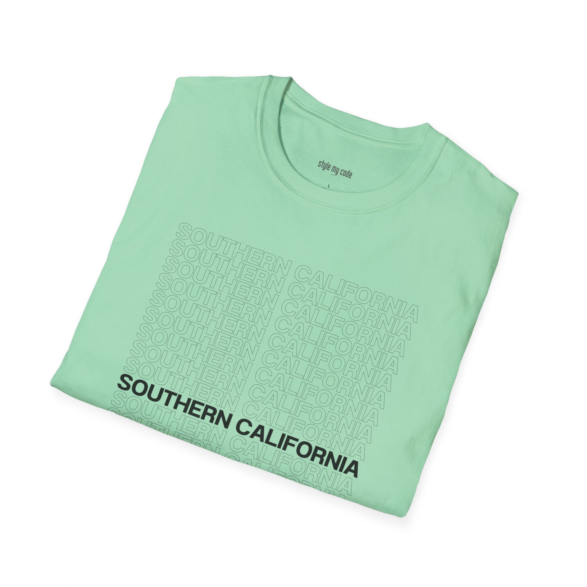 Southern California Unisex Softstyle T-Shirt - Casual Vibe for Everyday Wear
