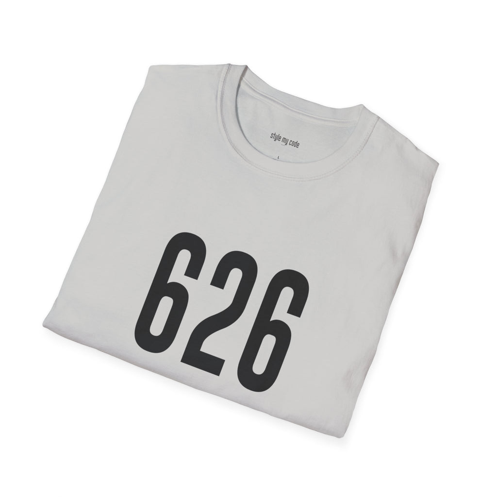626 Unisex Black Logo Soft-style T-Shirt