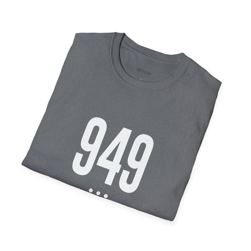 949 White Logo Front Unisex T-Shirt