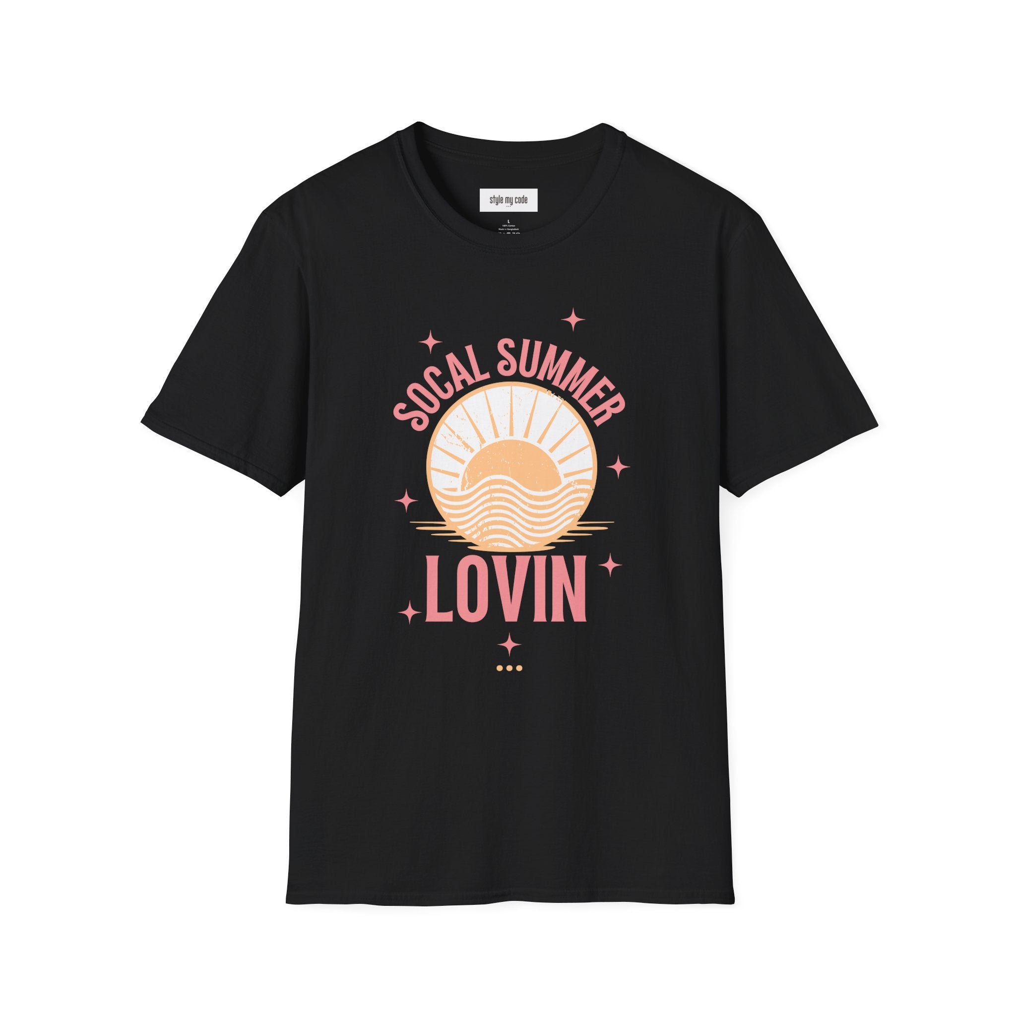 SoCal Summer Lovin' Unisex Softstyle T-Shirt | Perfect for Beach Days & Casual Outings