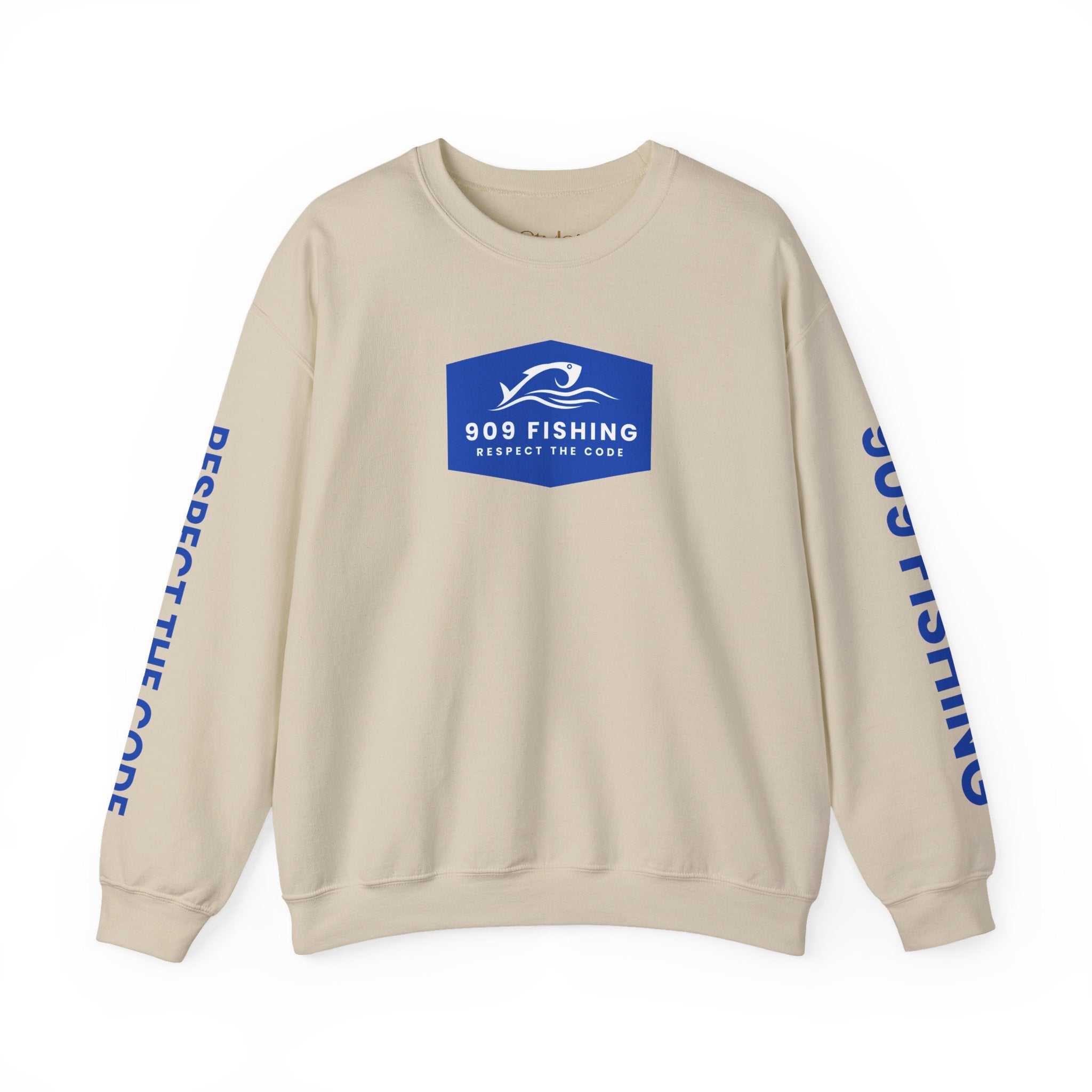 '909 Fishing' Crewneck Sweatshirt - for the Inland Empire Fisherman