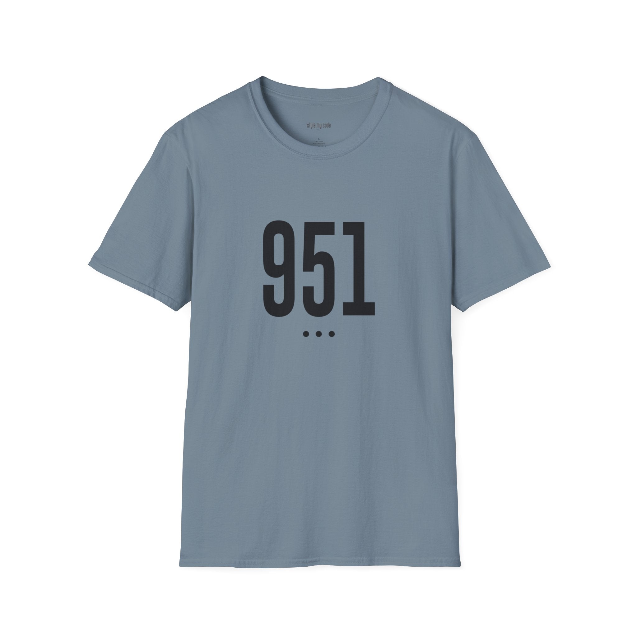 951 Black Logo Front T-Shirt
