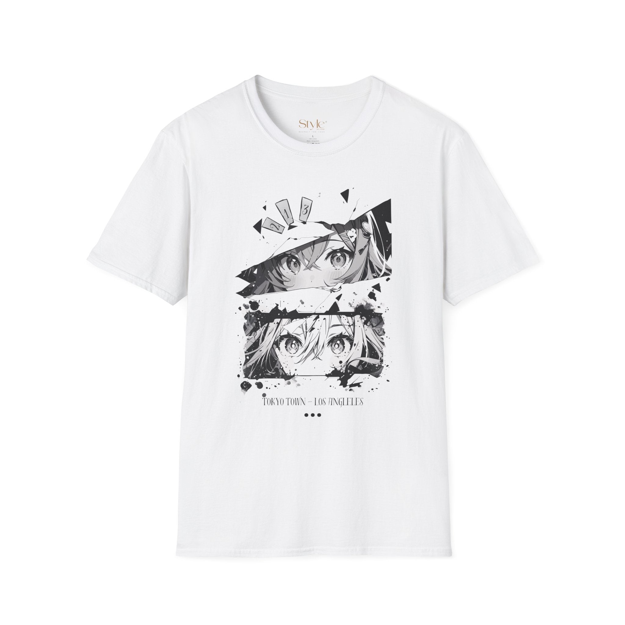 Tokyo Town Trendy Anime Unisex Softstyle T-Shirt, Graphic Tee, Casual Wear, Gift for Fans, Streetwear, Everyday Style