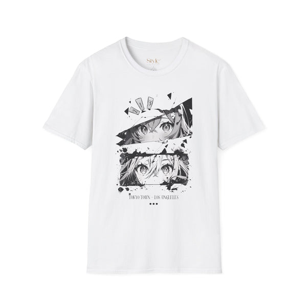 Tokyo Town Trendy Anime Unisex Softstyle T-Shirt, Graphic Tee, Casual Wear, Gift for Fans, Streetwear, Everyday Style