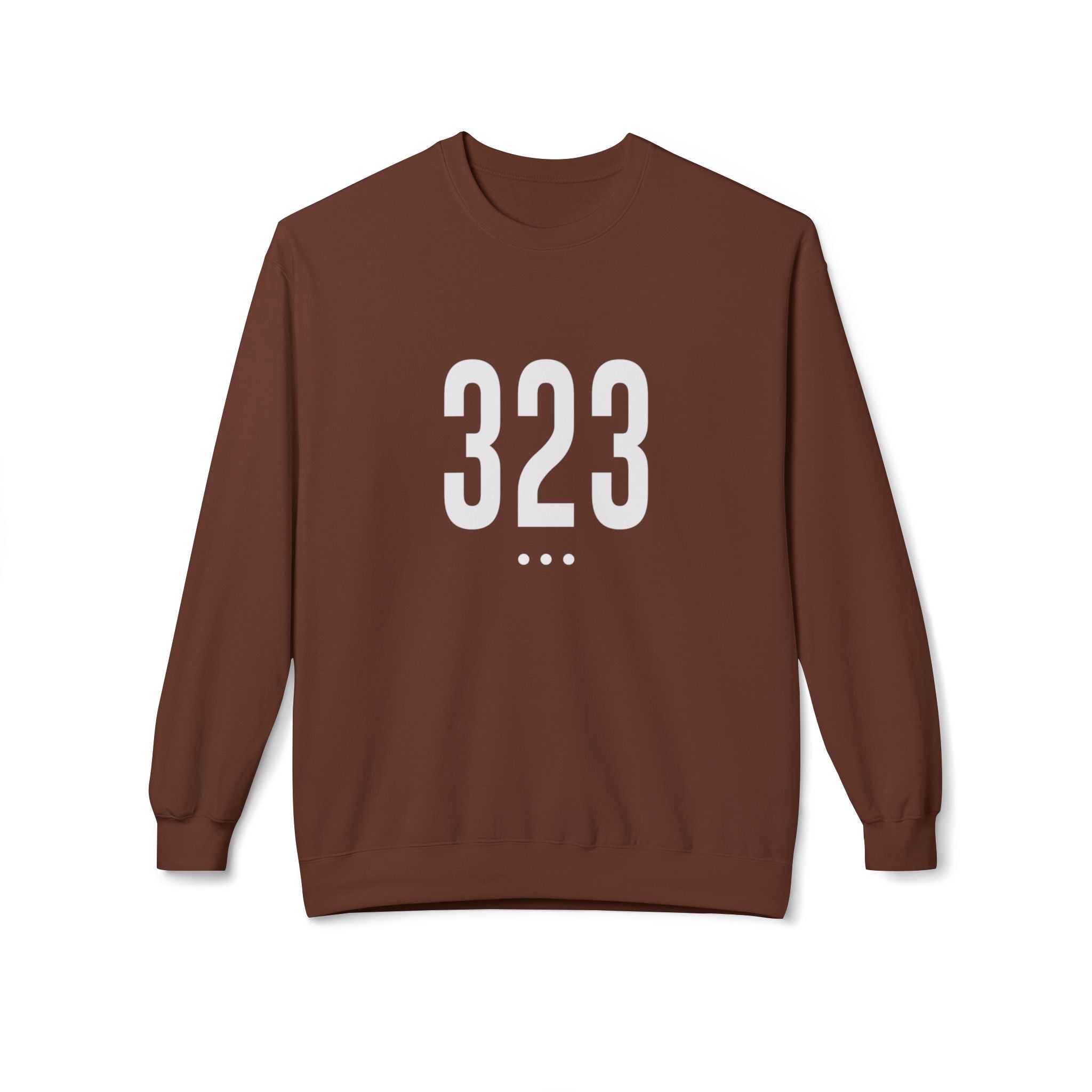 323 Logo Front Crewneck Sweatshirt