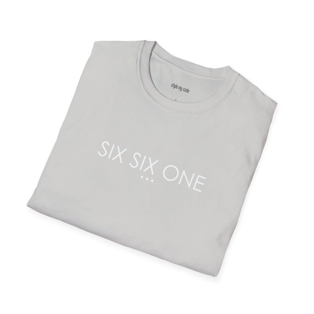 "SIX SIX ONE" Design T-Shirt
