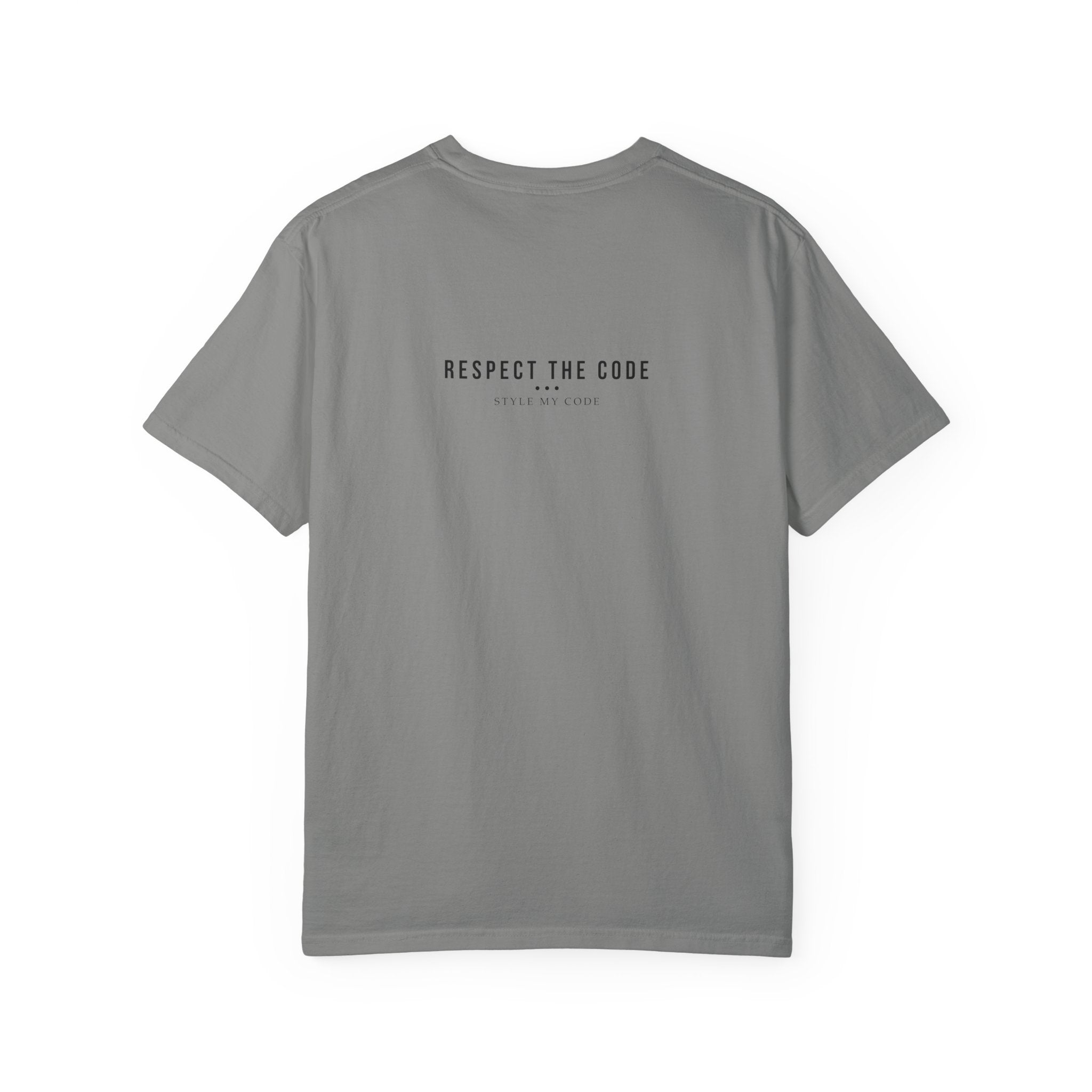 Respect the Code 213 Black and White Graffiti T-Shirt