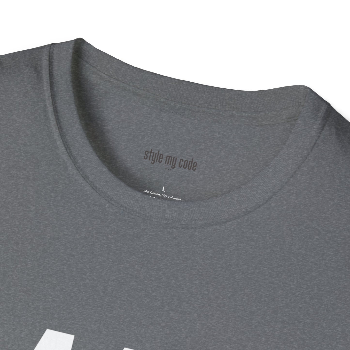 442 White Logo Front Unisex Softstyle T-Shirt