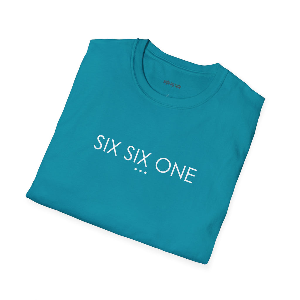 "SIX SIX ONE" Design T-Shirt