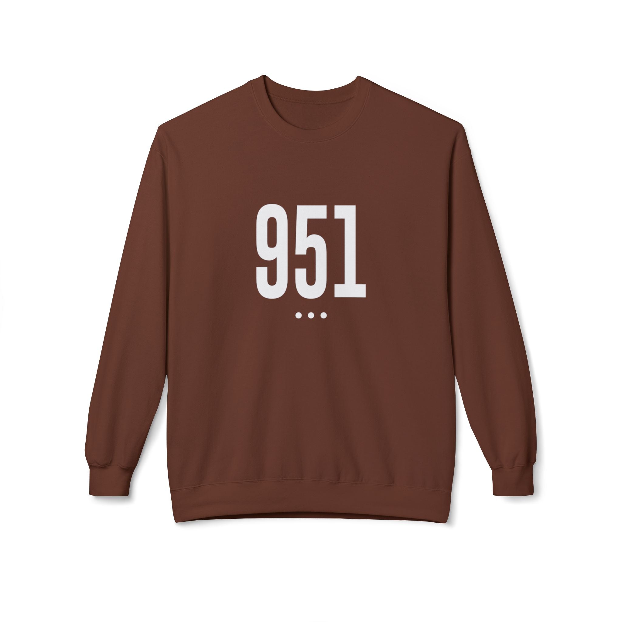 951 White Logo Front Sweatshirt