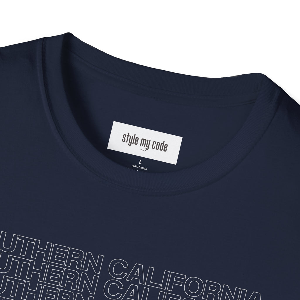 Southern California Unisex Softstyle T-Shirt - Casual Graphic Tee for Everyday Wear