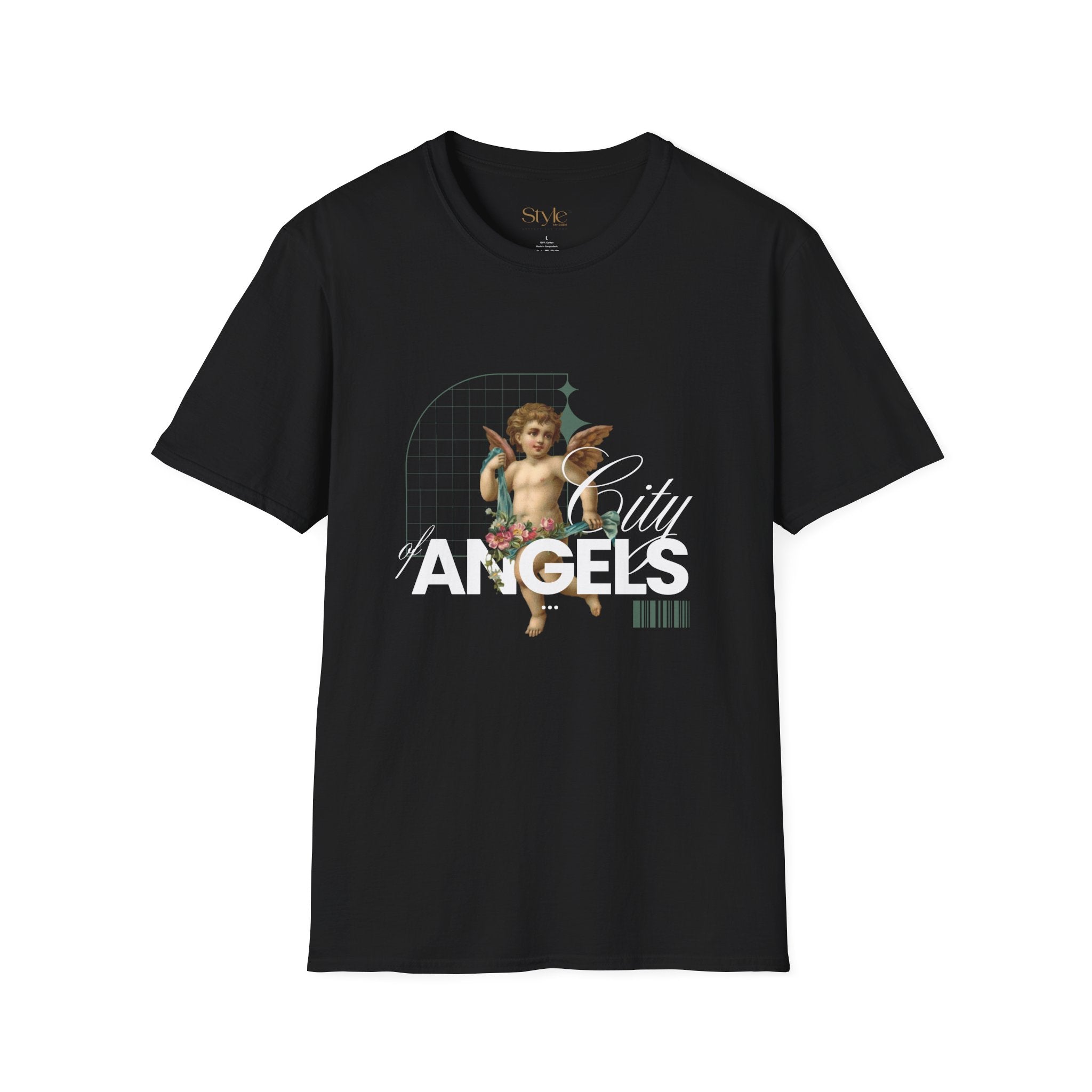 City of Angels Unisex Softstyle T-Shirt, Casual Wear, Gift for Music Lovers, Vintage Graphic Tee, Trendy Streetwear