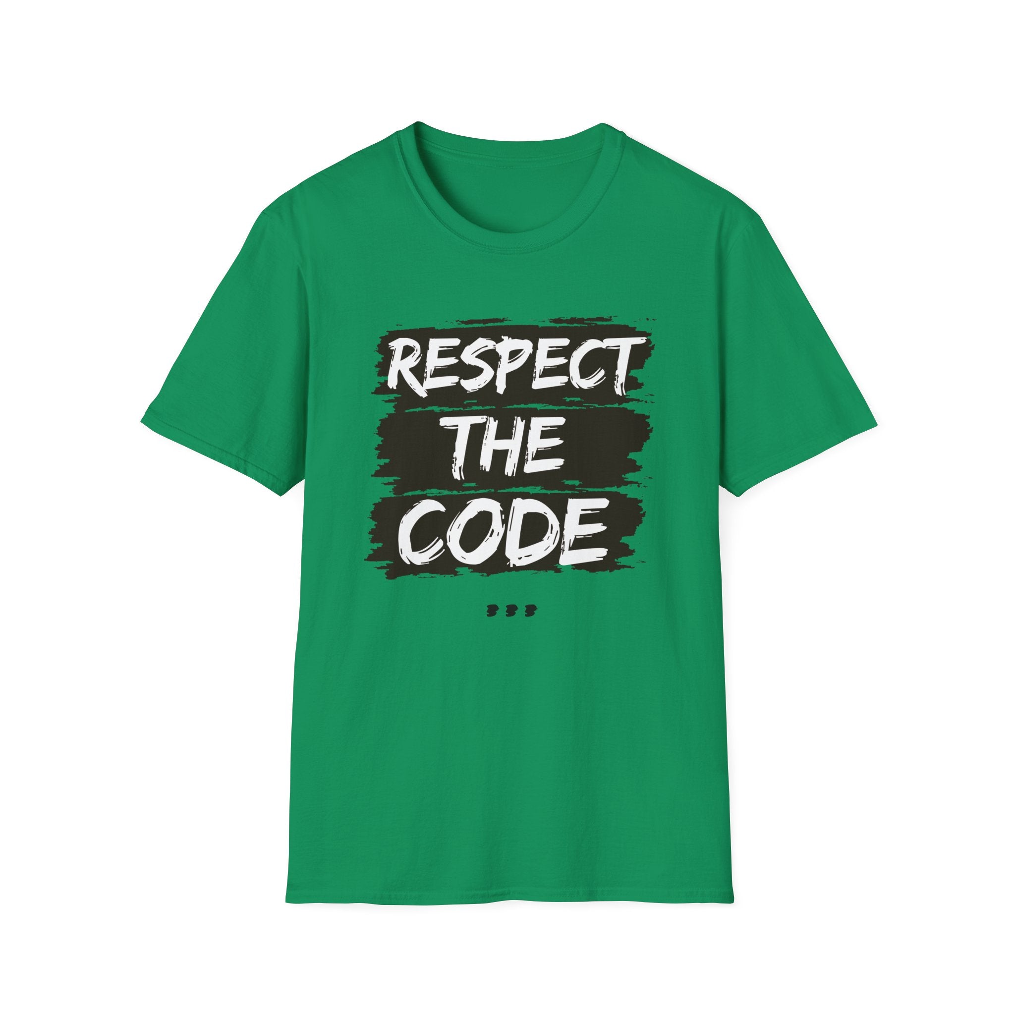 Respect the Code Unisex T-Shirt | Comfortable Graphic Tee for Everyday Wear | Perfect Gift for Artists, Creatives & Code Lovers