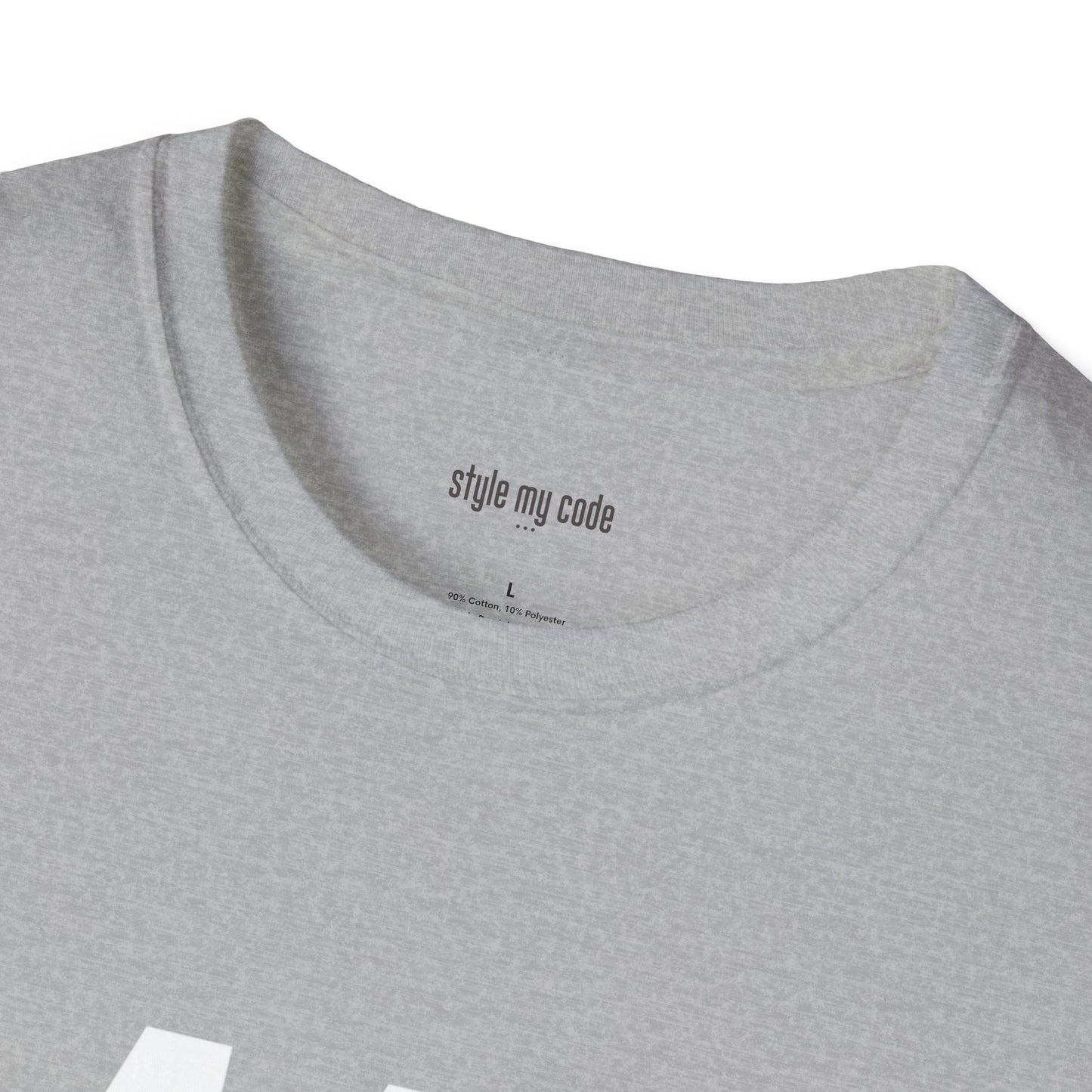 442 White Logo Front Unisex Softstyle T-Shirt