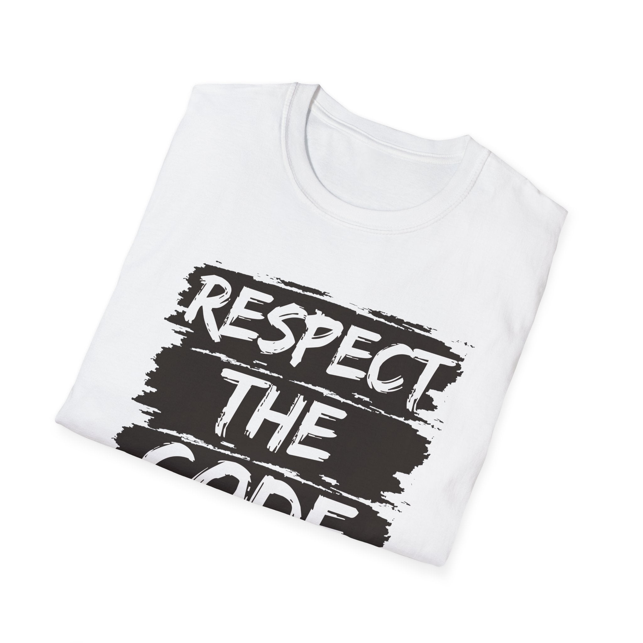 Respect the Code Unisex T-Shirt | Comfortable Graphic Tee for Everyday Wear | Perfect Gift for Artists, Creatives & Code Lovers