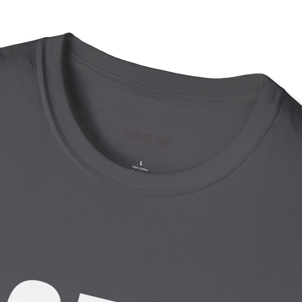 213 White Logo Front Unisex Softstyle T-Shirt