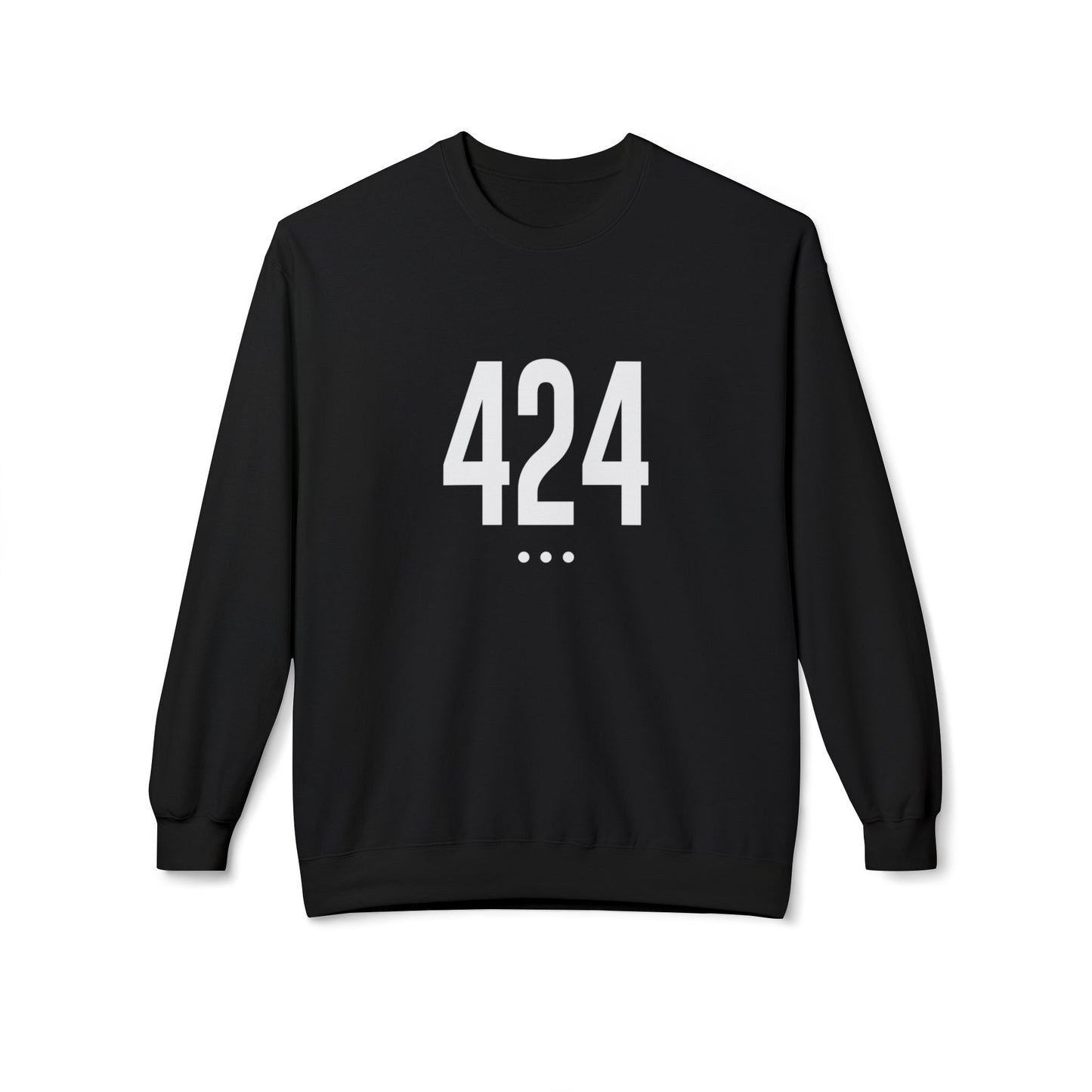 424 White Logo Front Unisex Sweatshirt