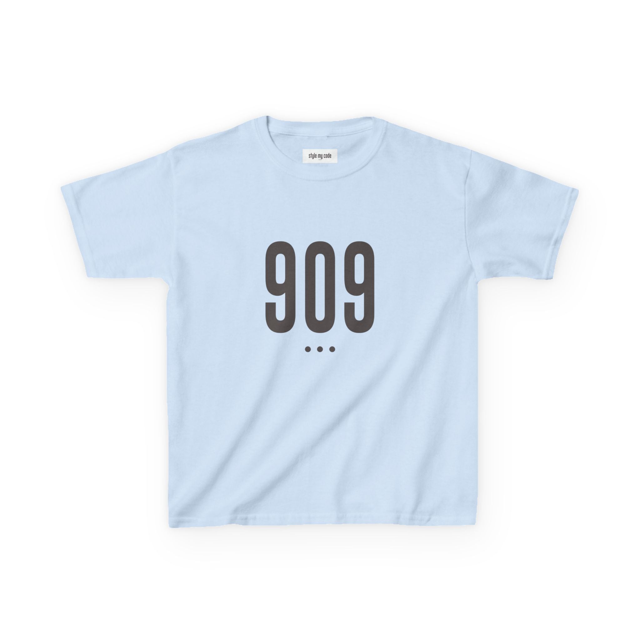 "909" logo - Kid's Unisex Trendy Tee