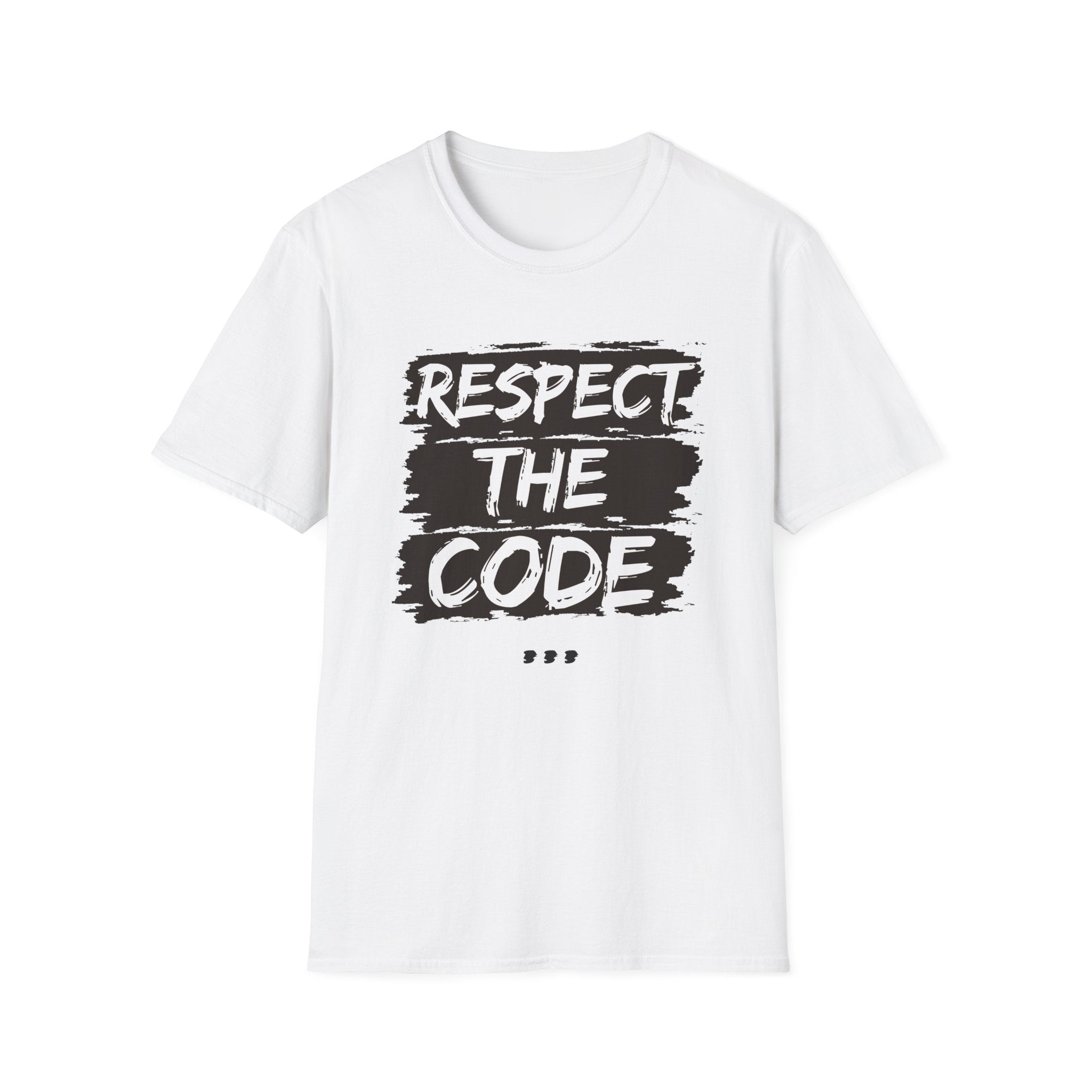Respect the Code Unisex T-Shirt | Comfortable Graphic Tee for Everyday Wear | Perfect Gift for Artists, Creatives & Code Lovers