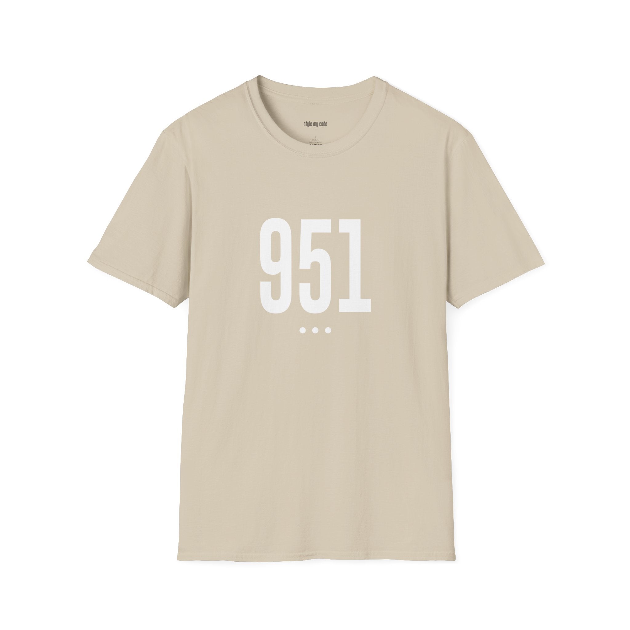 951 White Logo Front T-Shirt