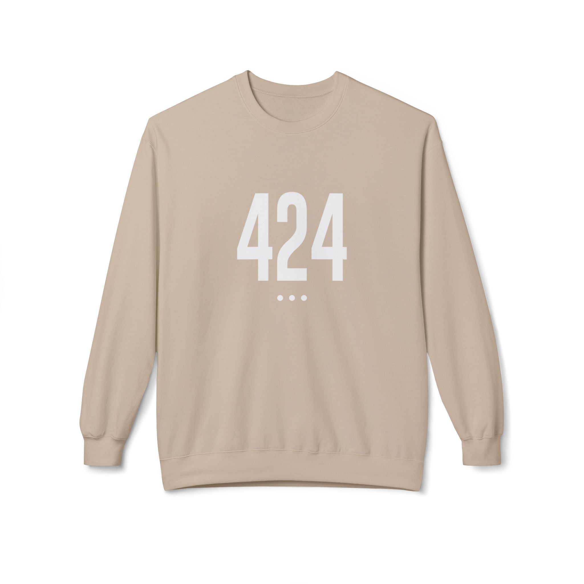 424 White Logo Front Unisex Sweatshirt