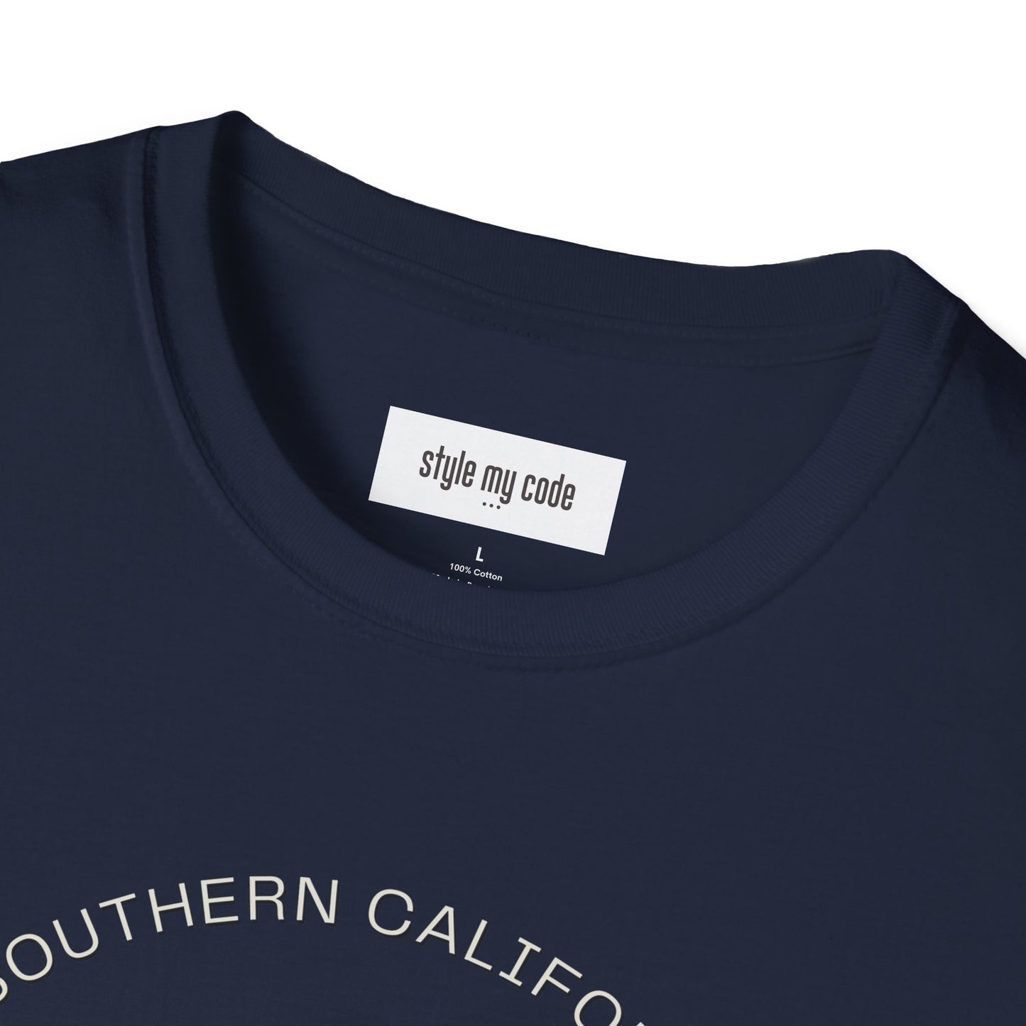 Unisex Softstyle T-Shirt - Ride the Tide, Respect the Code - Surfing Vibes & Southern California Style