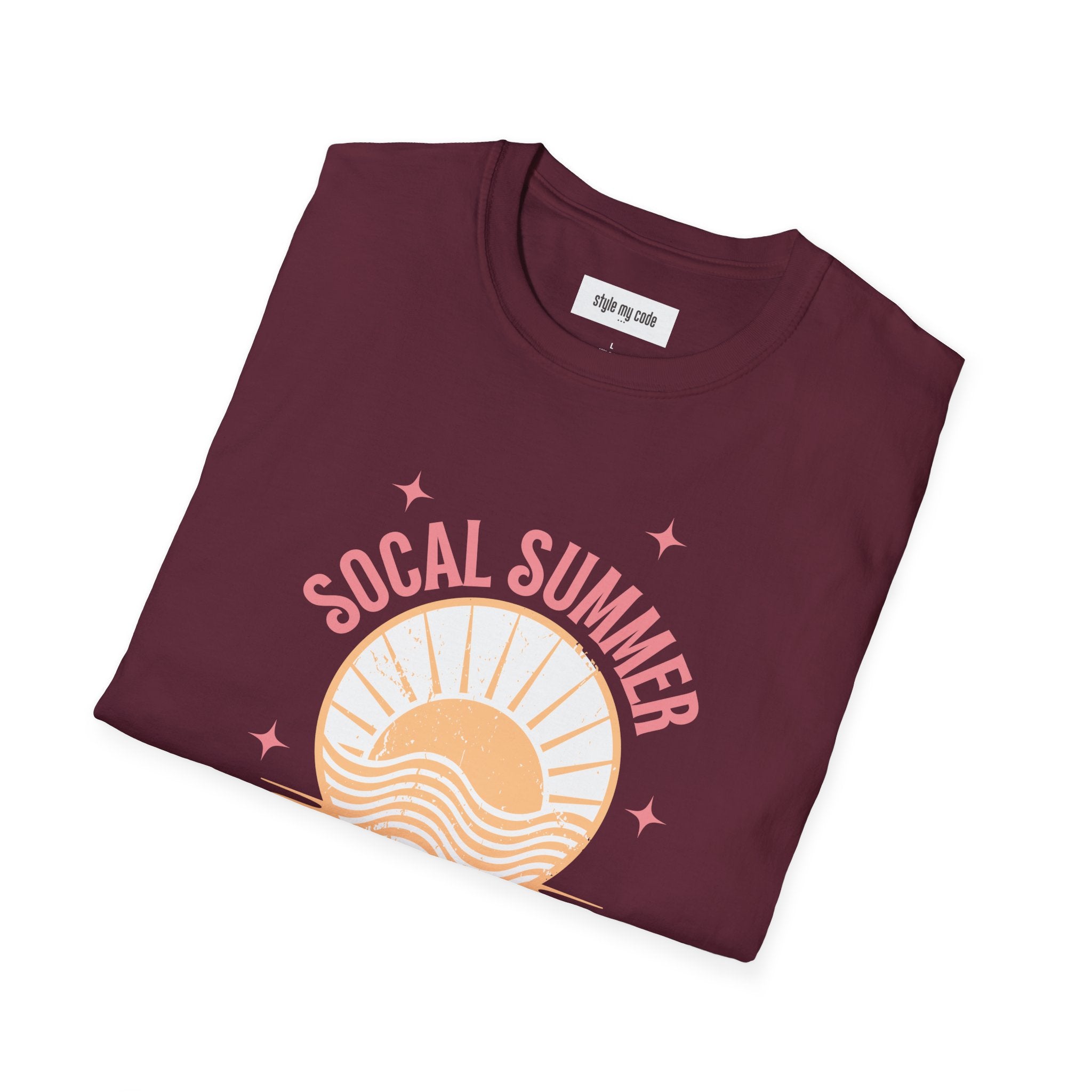 SoCal Summer Lovin' Unisex Softstyle T-Shirt | Perfect for Beach Days & Casual Outings