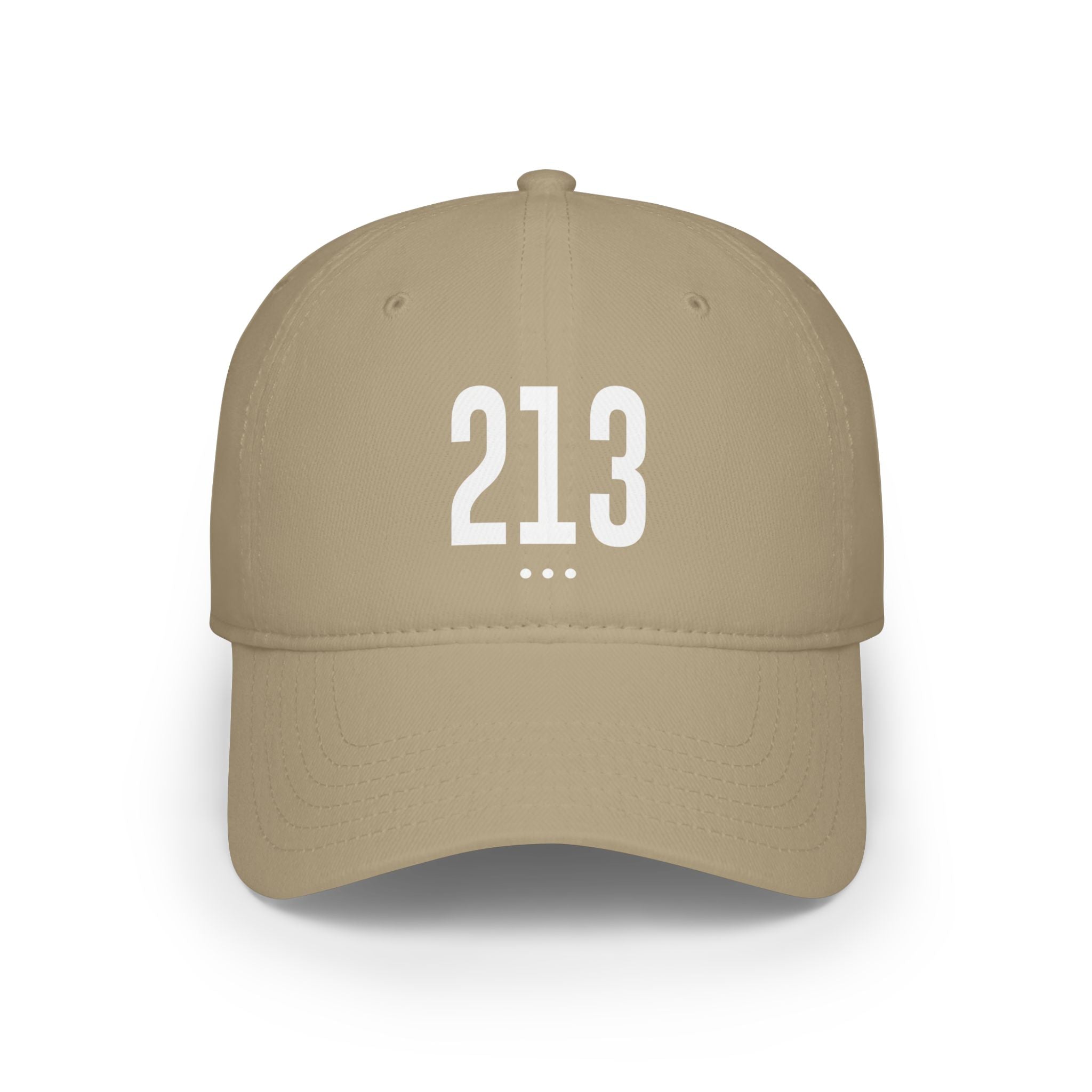 213  White Logo Low Profile Baseball Cap