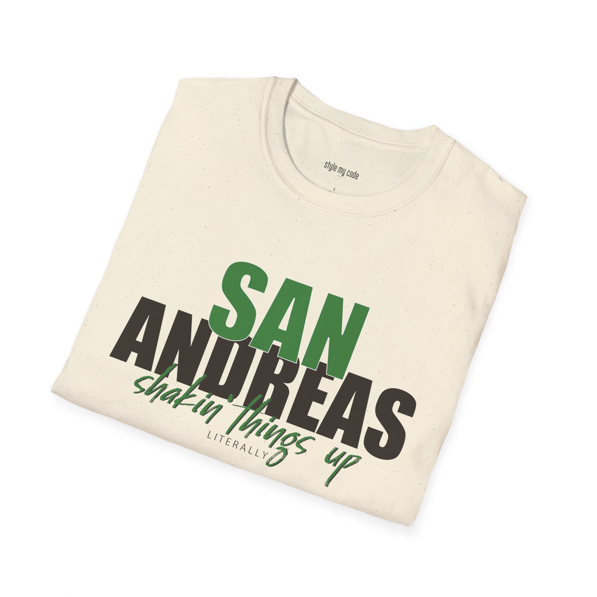 San Andreas Graphic Unisex Softstyle T-Shirt
