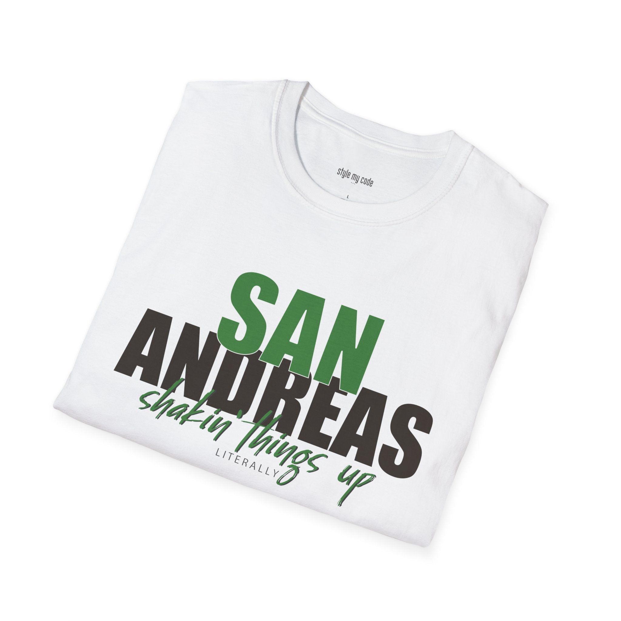 San Andreas Graphic Unisex Softstyle T-Shirt