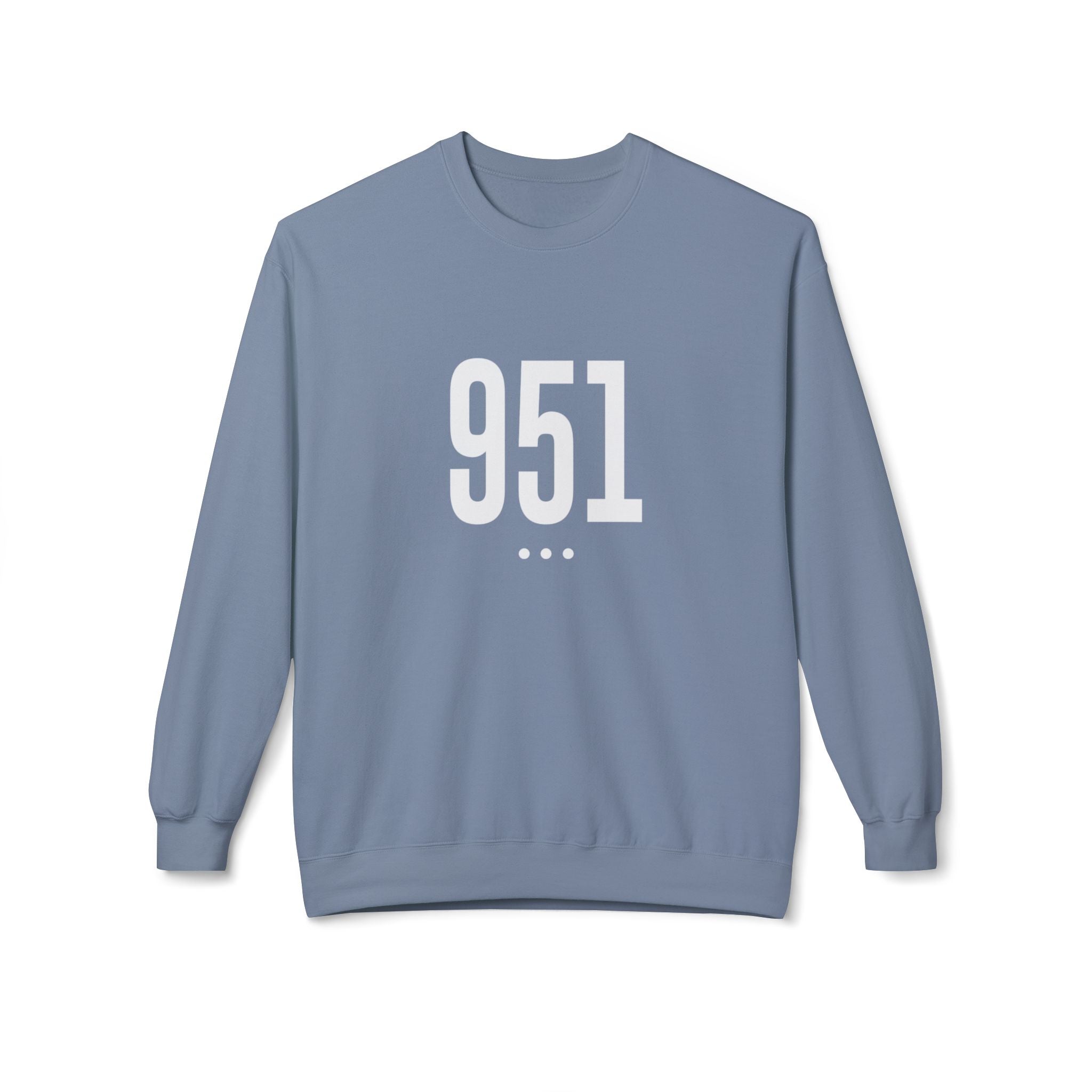951 White Logo Front Sweatshirt