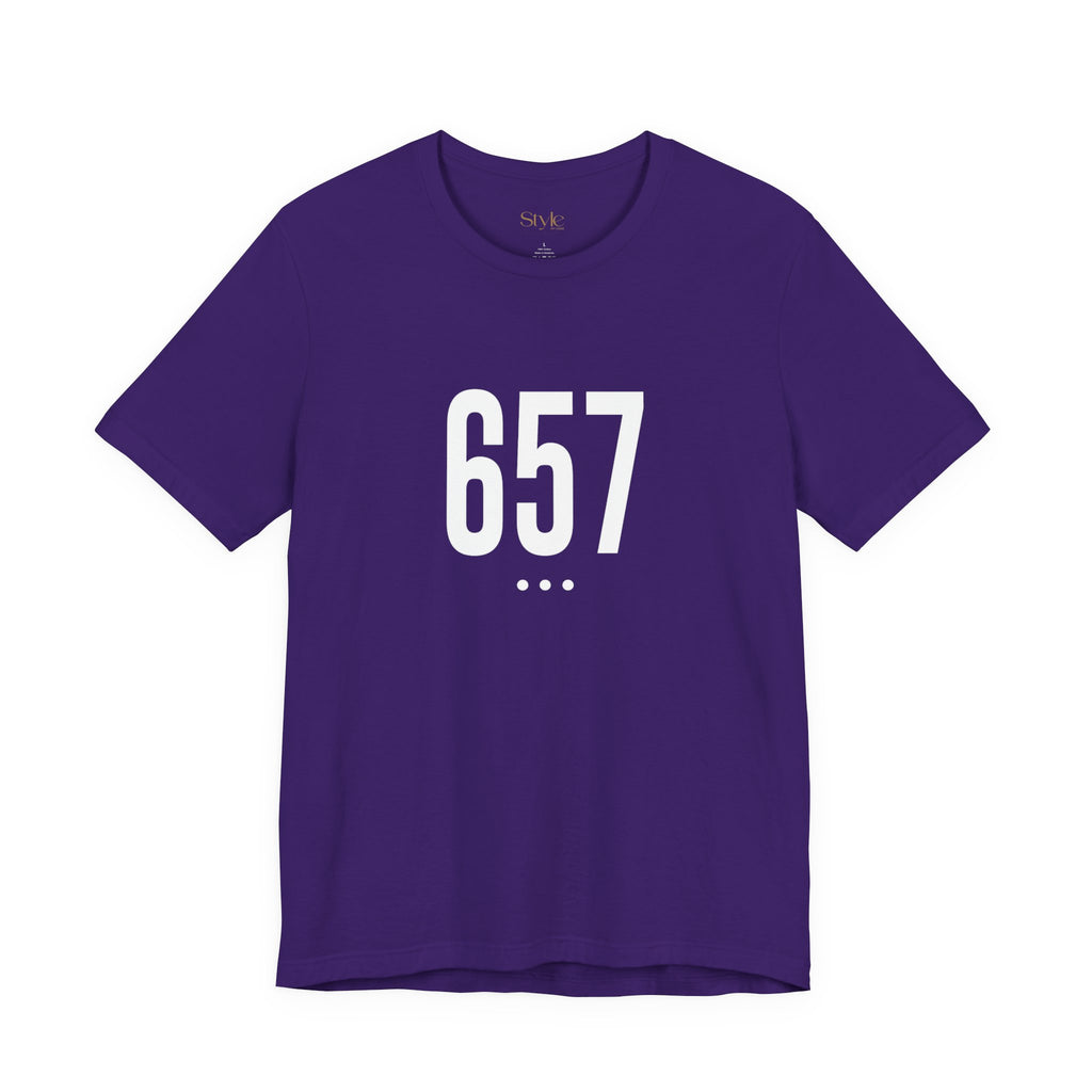 657 White Code Southern California Unisex Tee