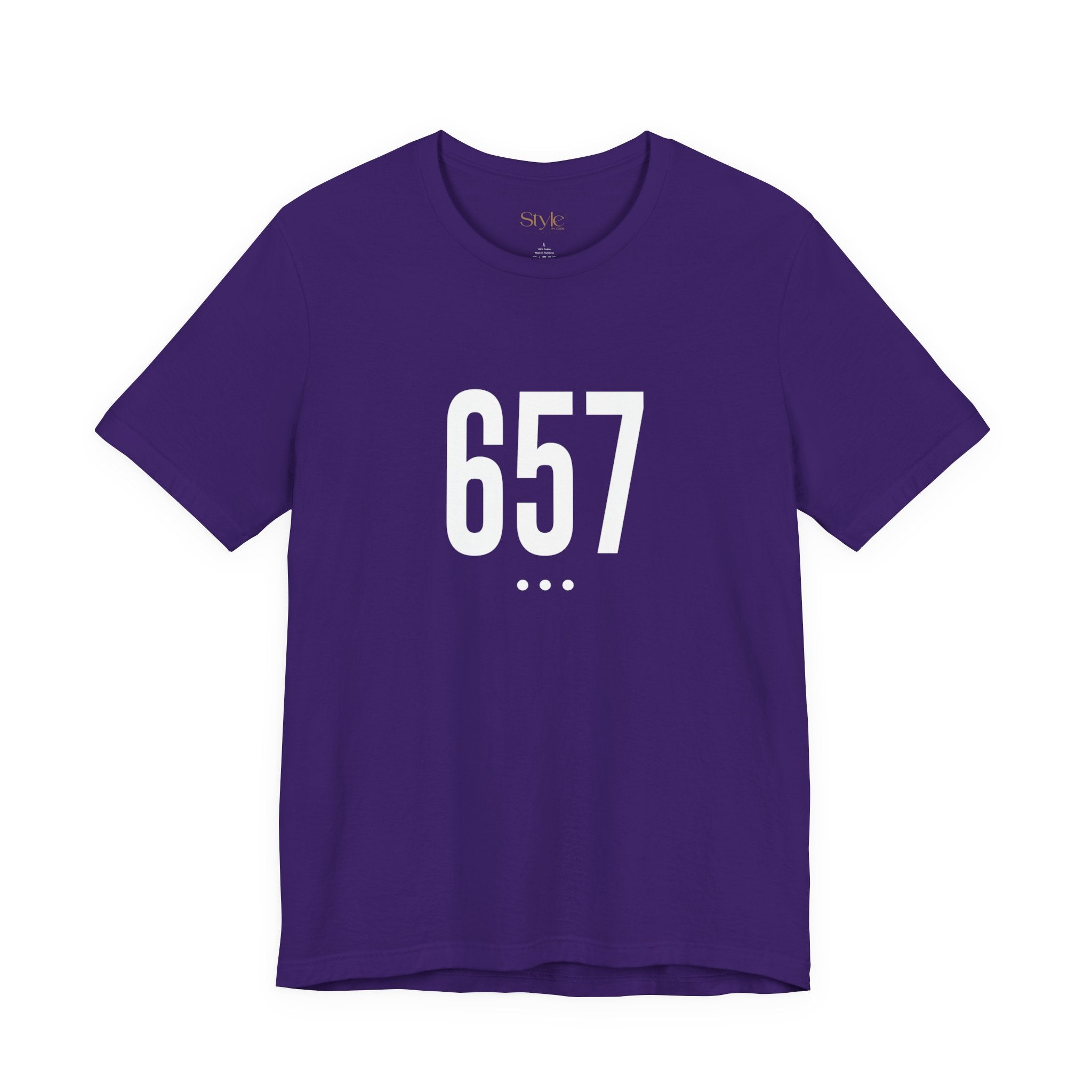 657 White Code Southern California Unisex Tee
