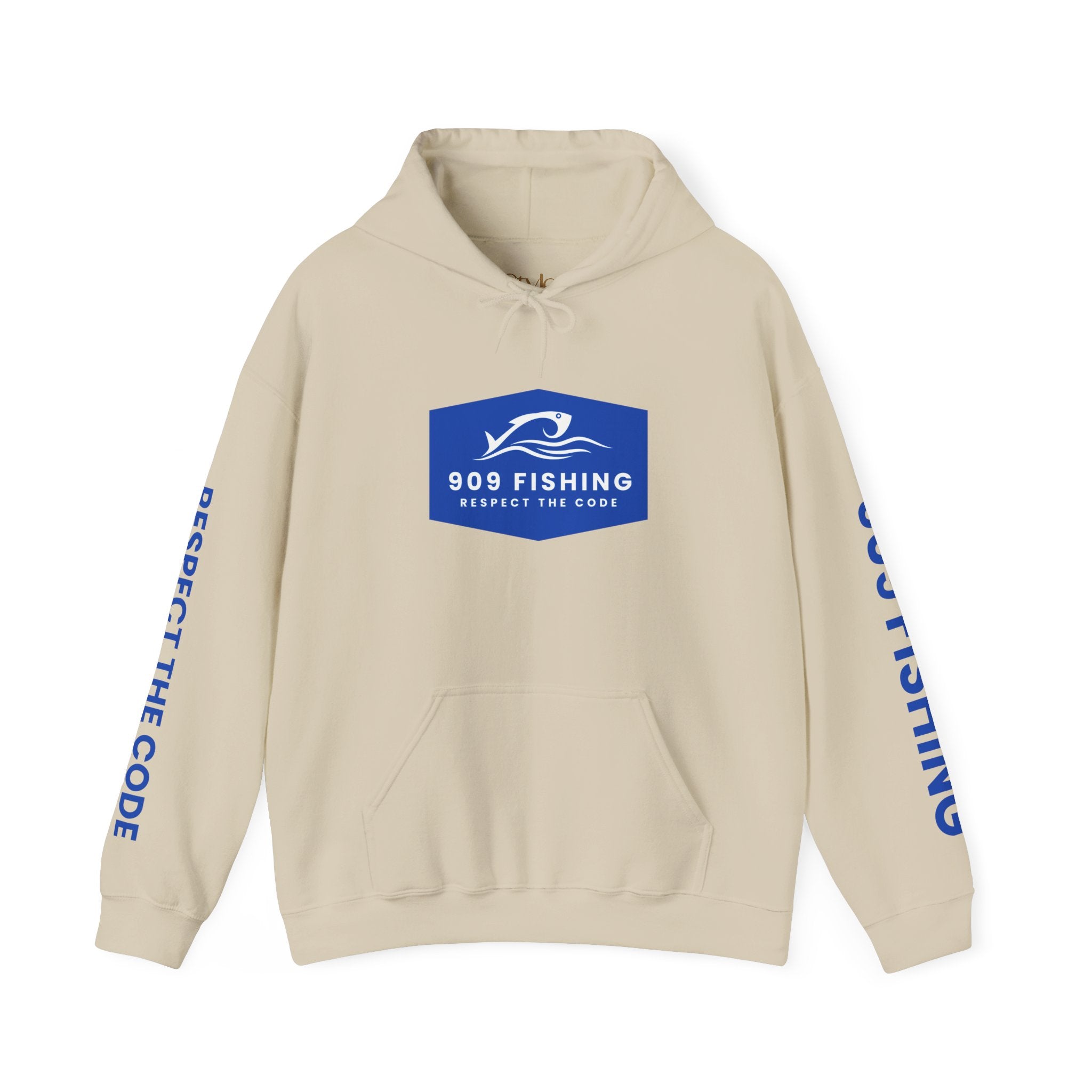 Fishing Lover's Heavy Blend Hoodie, 909 Fishing Sweatshirt, Fishing Apparel, Outdoor Gear, Respect the Code Hoodie