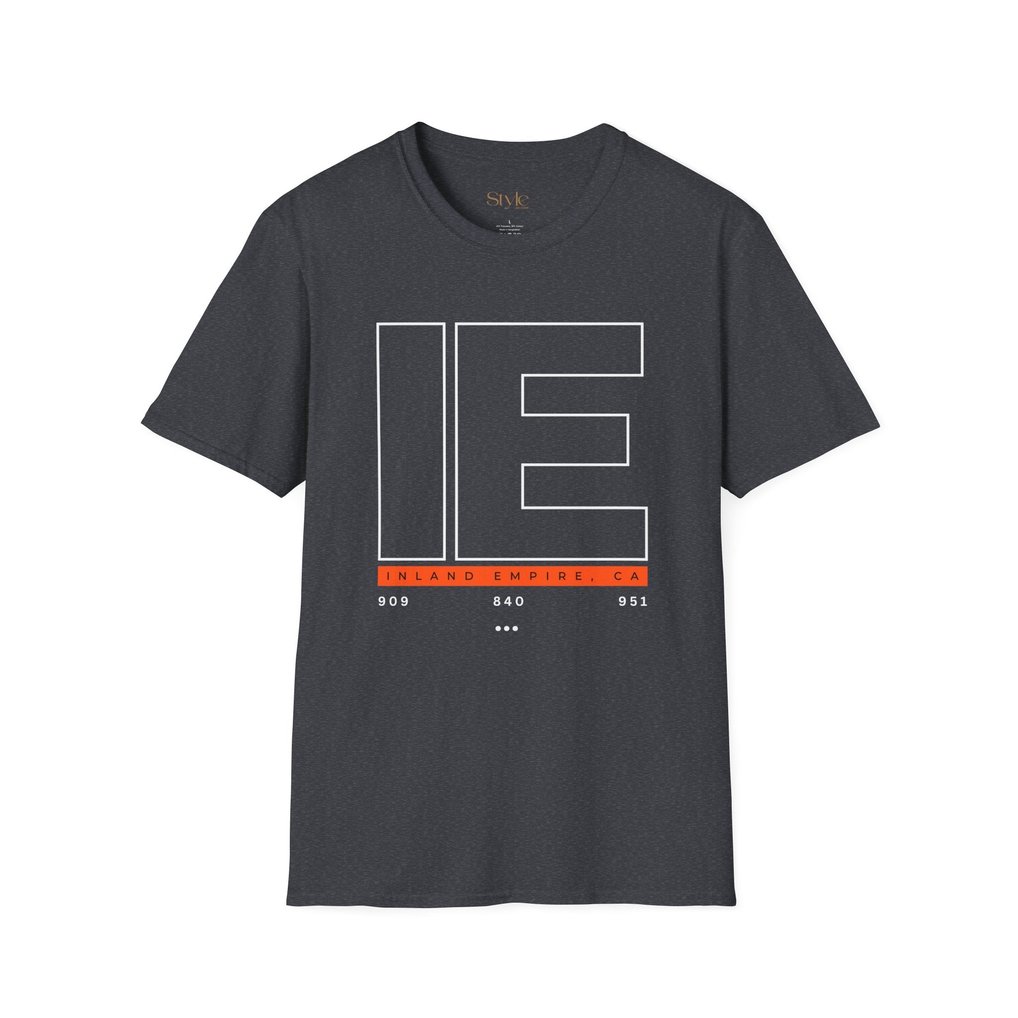 Inland Empire "IE" Trendy Minimalist Unisex T-Shirt | Perfect for Casual Wear, Street Style, Gifts, Summer Festivals, Everyday Comfort