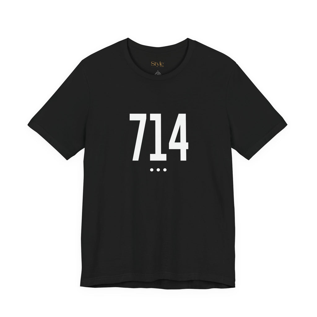 714 White Code Southern California Unisex Tee